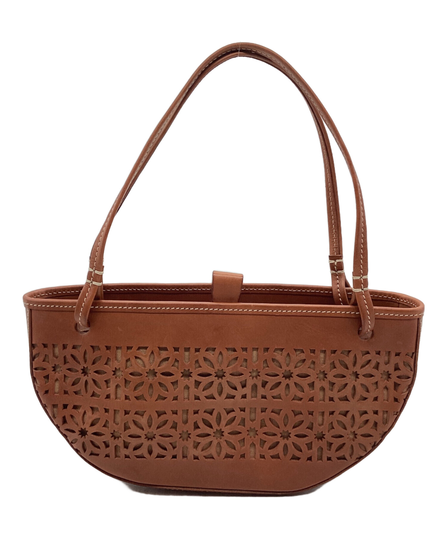 中古・古着通販】genten (ゲンテン) カットワークショルダーバッグ