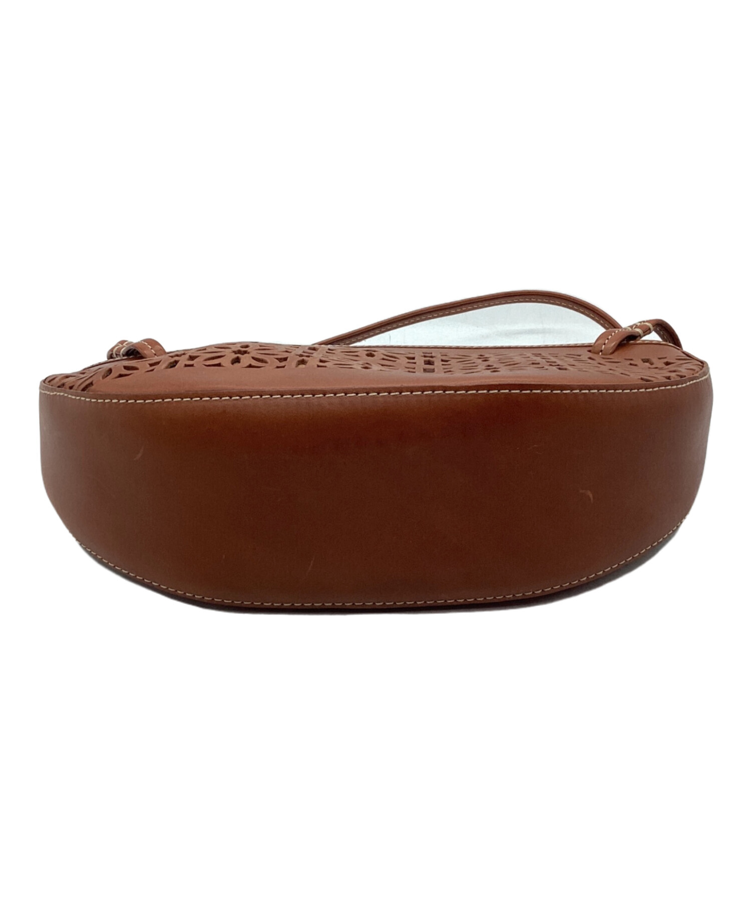 中古・古着通販】genten (ゲンテン) カットワークショルダーバッグ