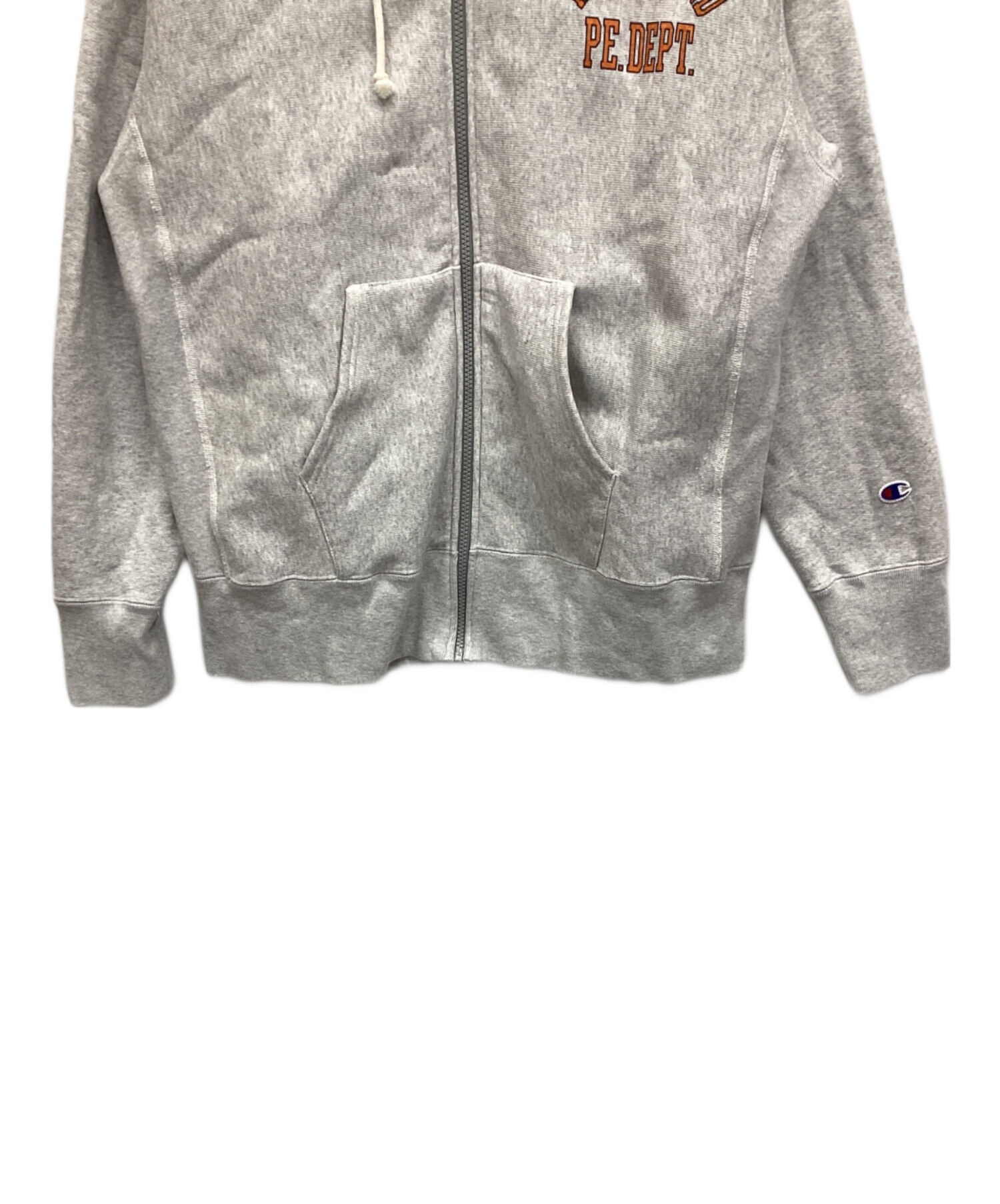 シ*ン様 RHC×Champion コラボグレー フルジップパーカー Calif 中古・古着通販】Champion (チャンピオン) ジップパーカー グレー