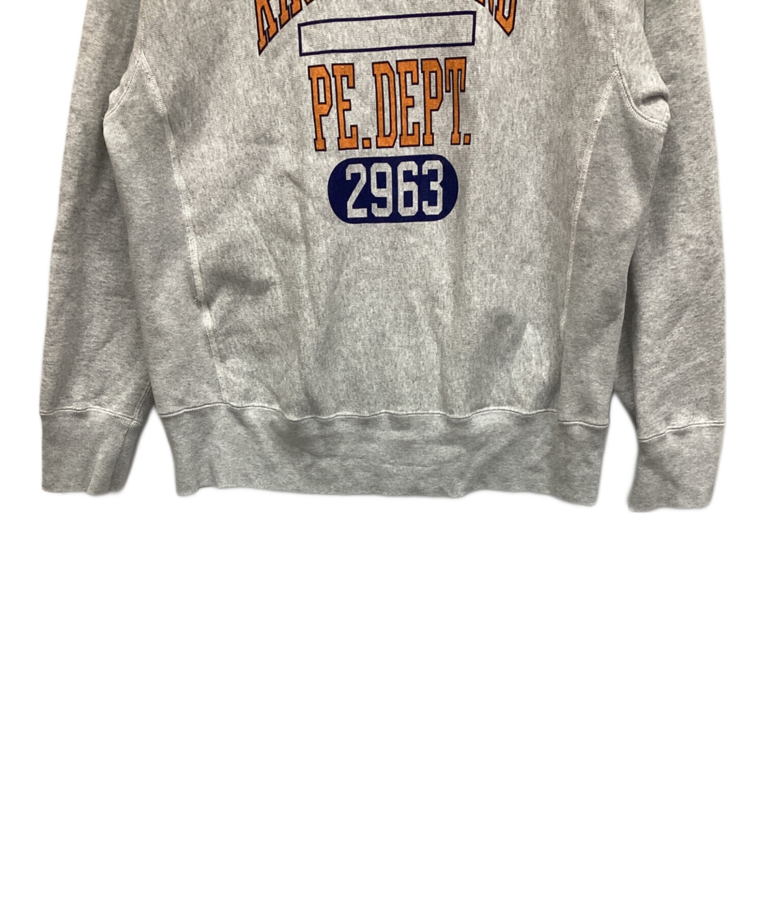 シ*ン様 RHC×Champion コラボグレー フルジップパーカー Calif RHC ロンハーマンから「チャンピオン」別注パーカ フルジップデザイン