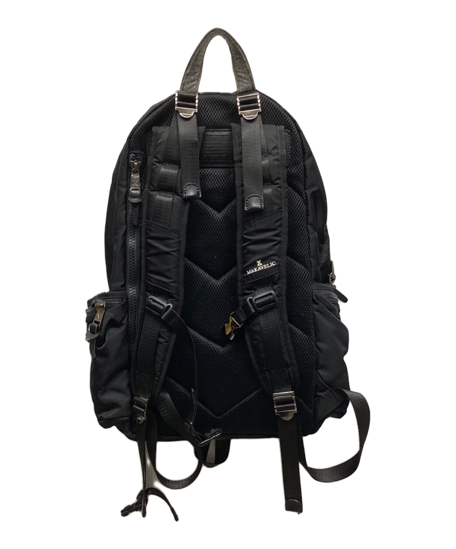 中古・古着通販】MAKAVELIC (マキャベリック) バックパック ブラック 