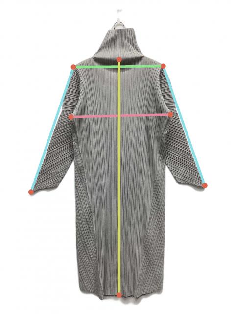 中古・古着通販】PLEATS PLEASE (プリーツプリーズ) ワンピース グレー