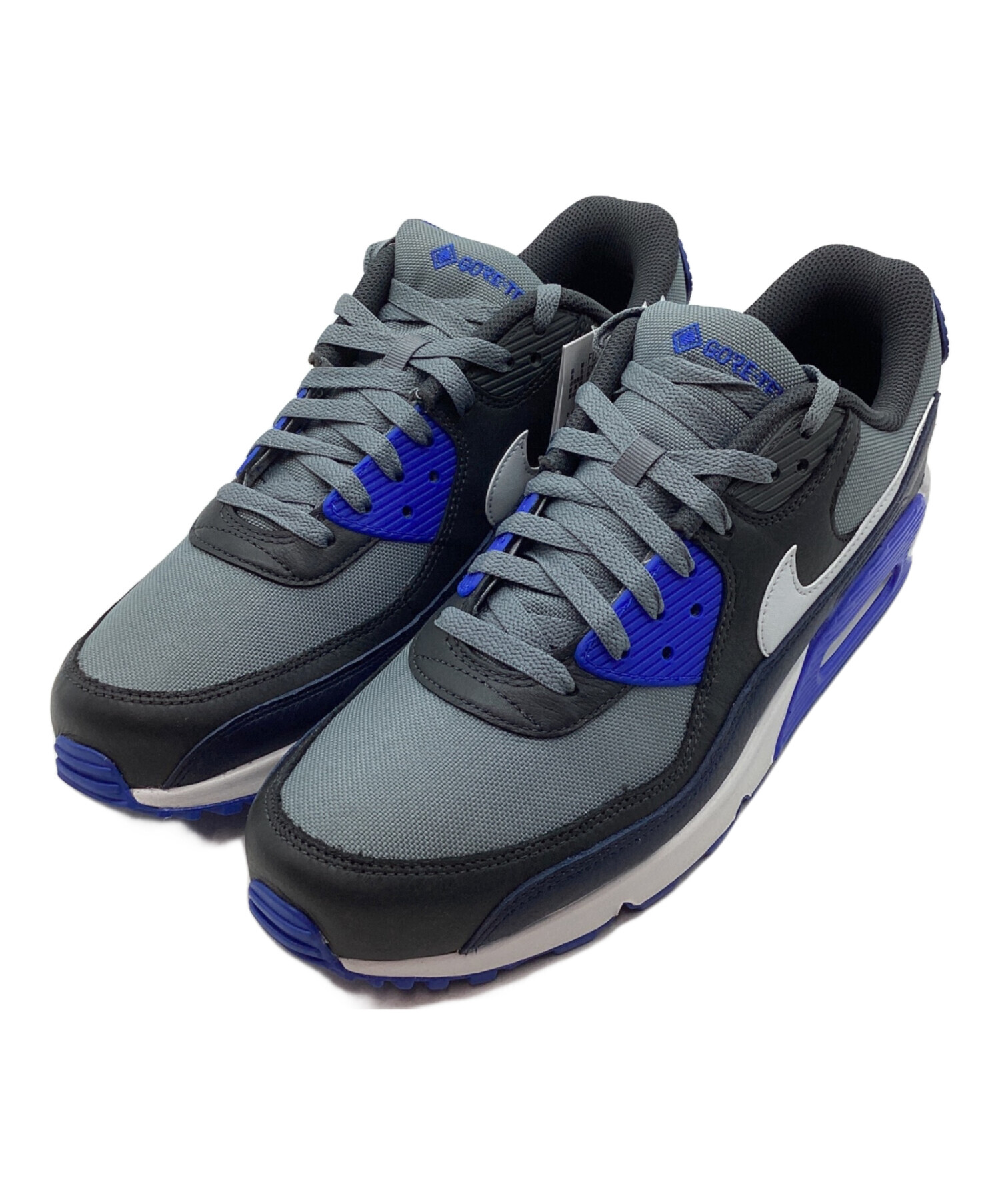 中古・古着通販】NIKE (ナイキ) スニーカー グレー×ブルー サイズ:30 