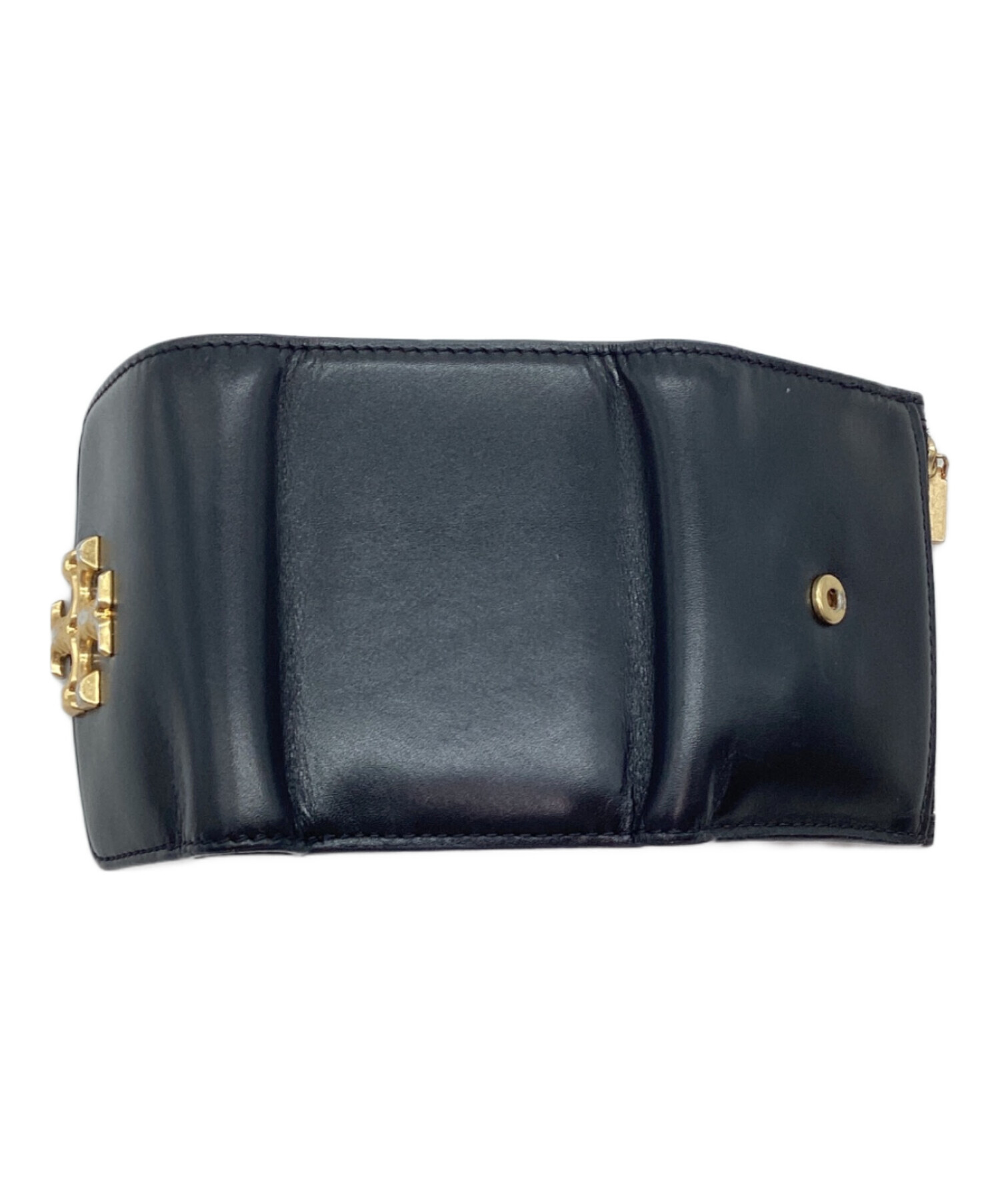 TORY BURCH トリーバーチ 財布・ケース  紺 【古着】【中古】【送料無料】 中古・古着通販】TORY BURCH (トリーバーチ) カードケース ブラック