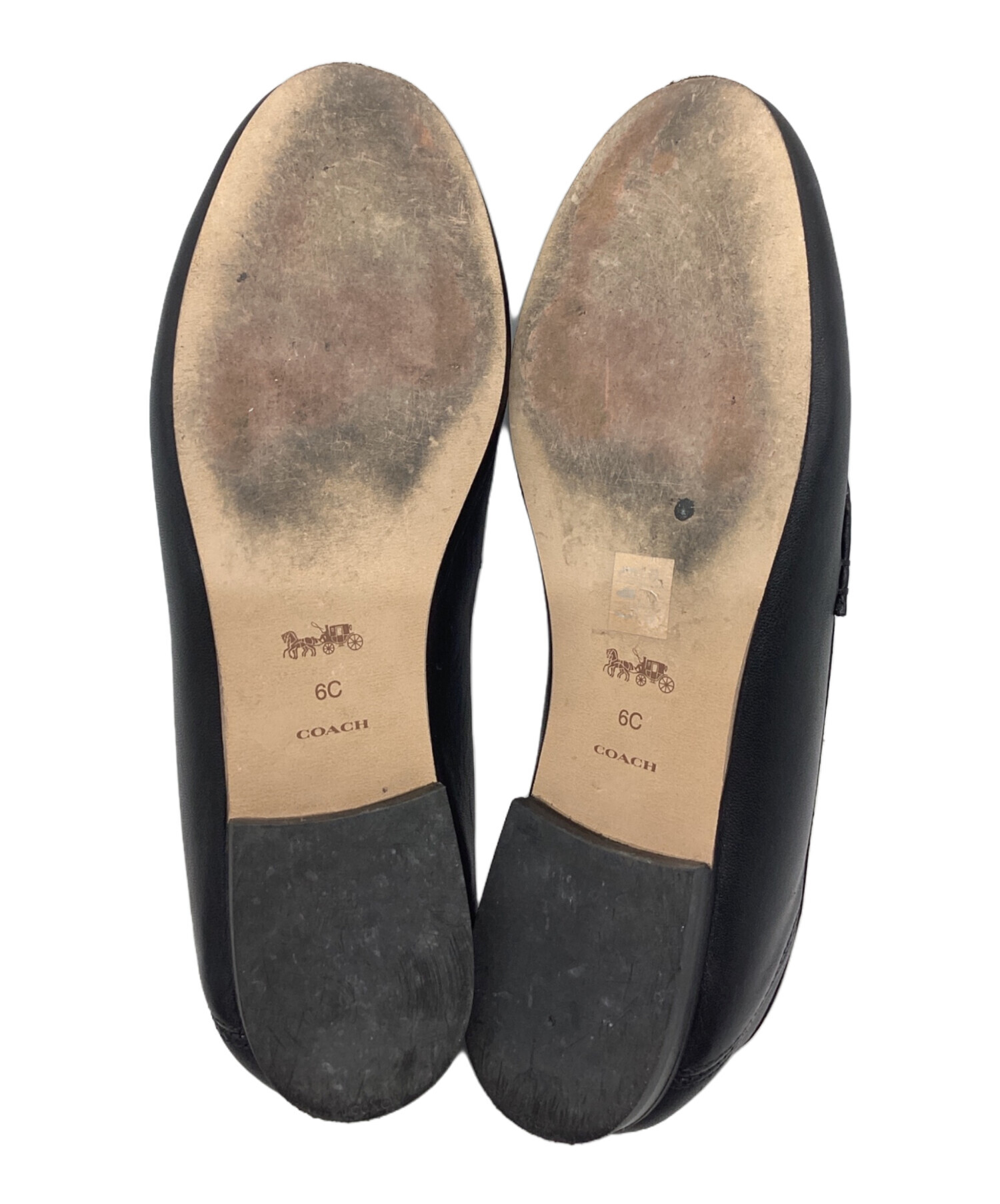 新品　未使用　COACH ブラックローファー COACH(コーチ) / ローファー/24cm/BLK/レザー | 中古品の販売・通販