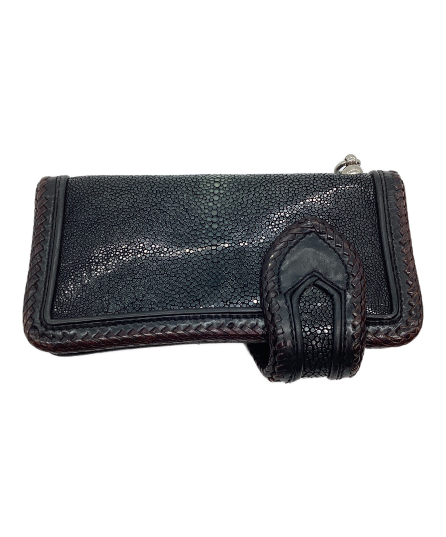 中古・古着通販】mama kin (ママ キン) 長財布 ブラック｜ブランド