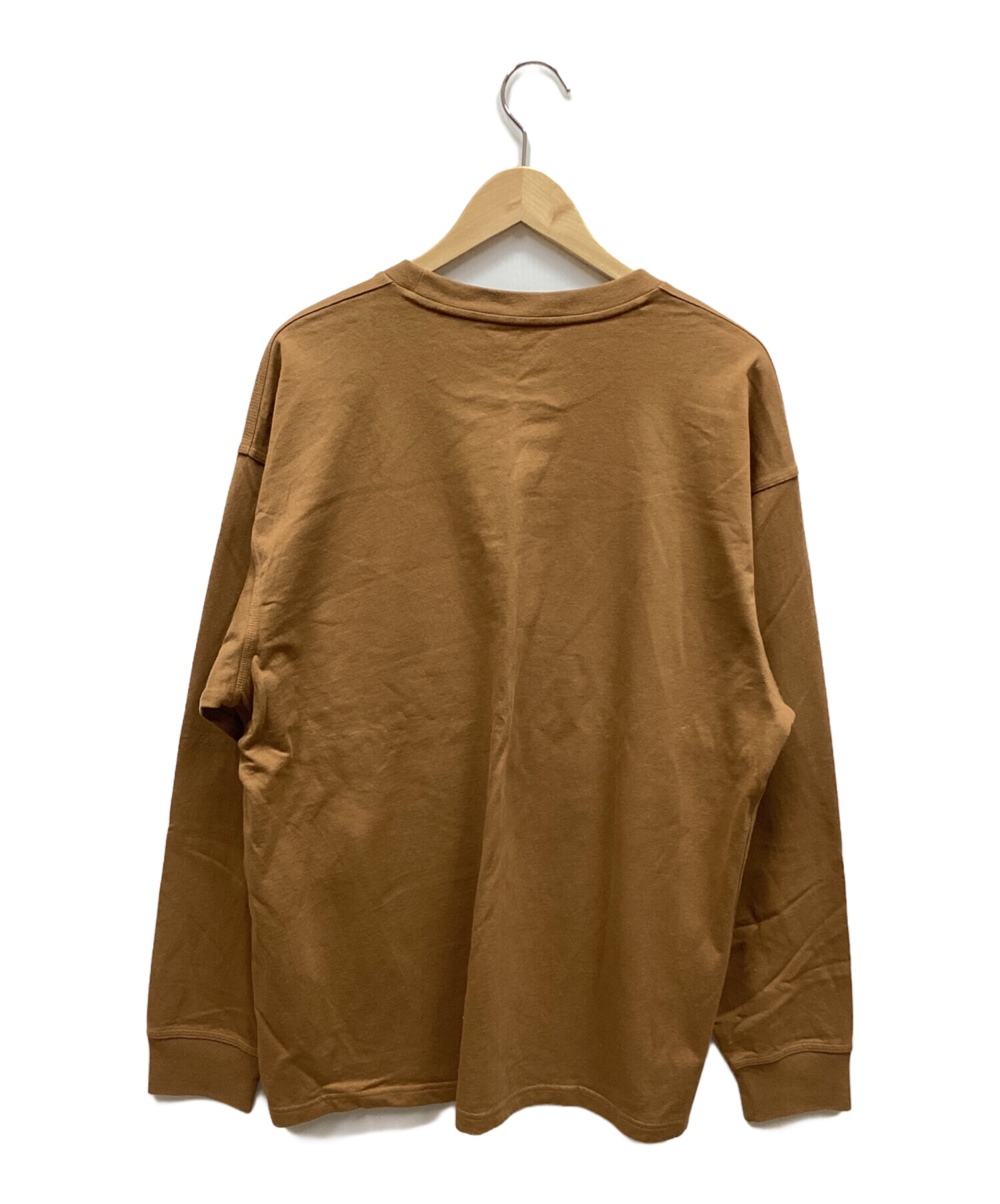 中古・古着通販】CarHartt (カーハート) 長袖カットソー ブラウン 