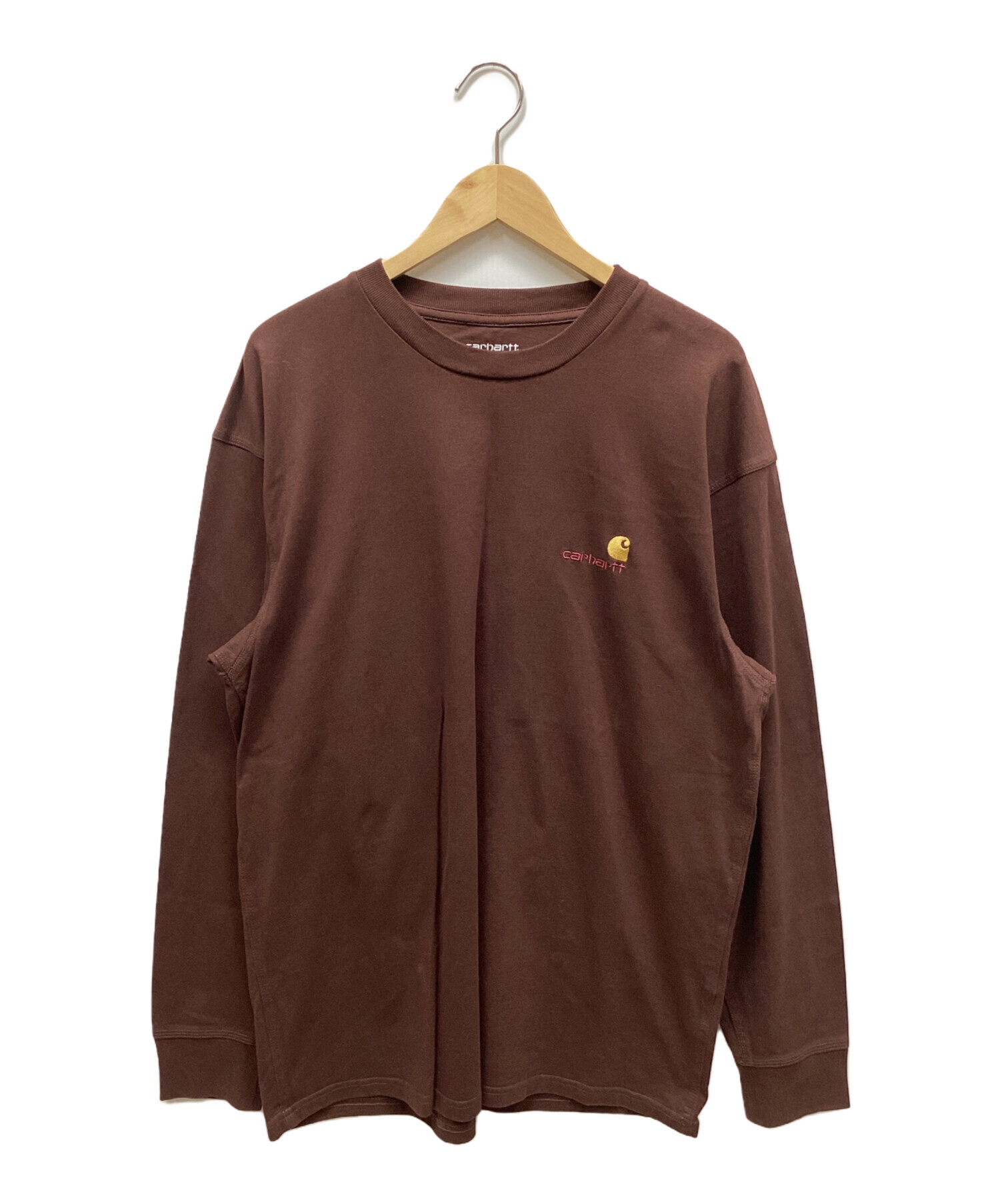 中古・古着通販】CarHartt (カーハート) 長袖カットソー ブラウン 