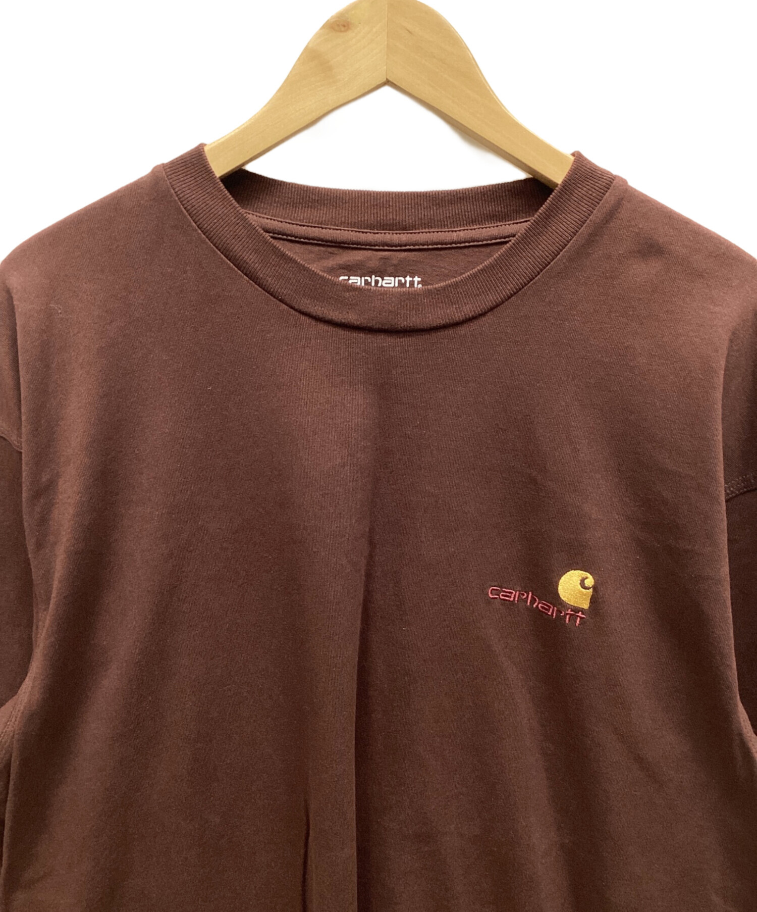 中古・古着通販】CarHartt (カーハート) 長袖カットソー ブラウン 
