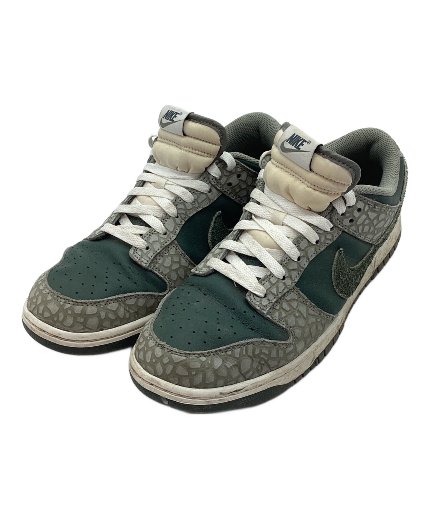 中古・古着通販】NIKE (ナイキ) スニーカー グリーン×グレー サイズ:29 
