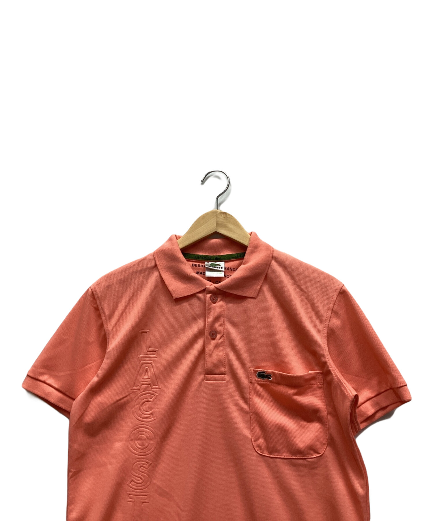 中古・古着通販】LACOSTE (ラコステ) ポロシャツ ピンク サイズ:4 