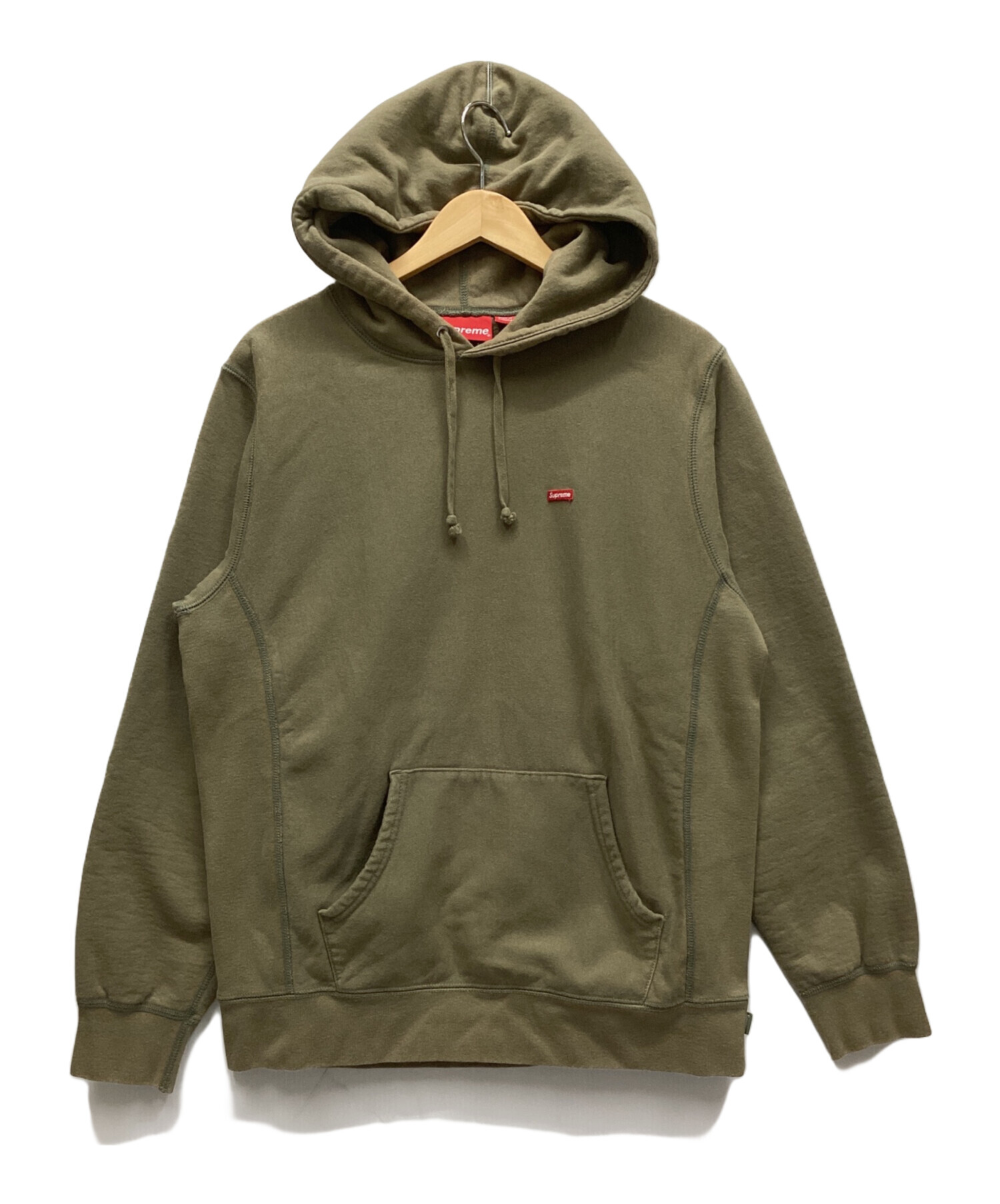 中古・古着通販】SUPREME (シュプリーム) スウェットパーカー カーキ 