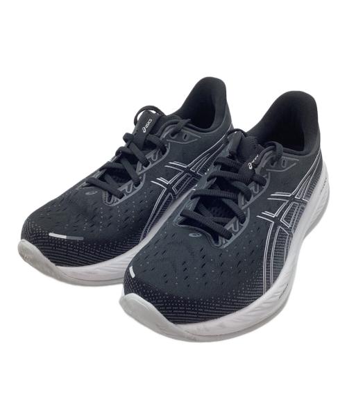 中古・古着通販】asics (アシックス) スニーカー ブラック サイズ:25.5