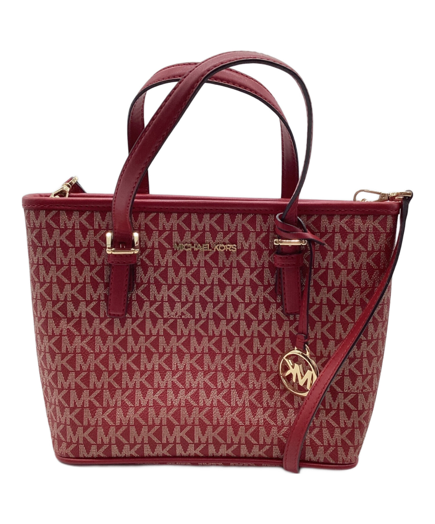 MICHAEL KORS マイケルコース 2WAYバッグ 赤 レッド ショルダー｜Yahoo 