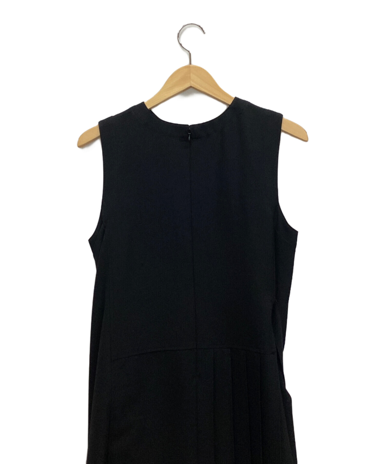 中古・古着通販】ZUCCA (ズッカ) ノースリーブワンピース ブラック 