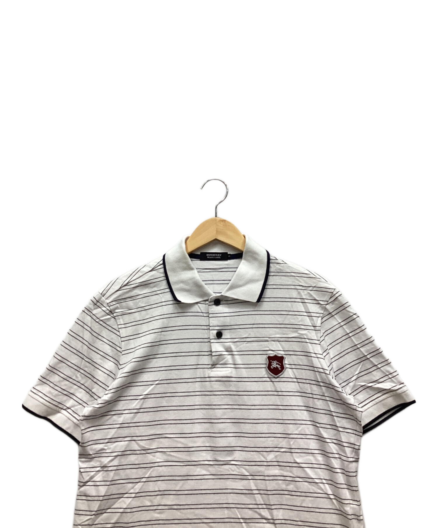 BURBERRY BLACK LABEL ポロシャツ サイズ2 Burberry BLACKLABEL ポロシャツ BURBERRY BLACK LABEL \u2044 バーバリー