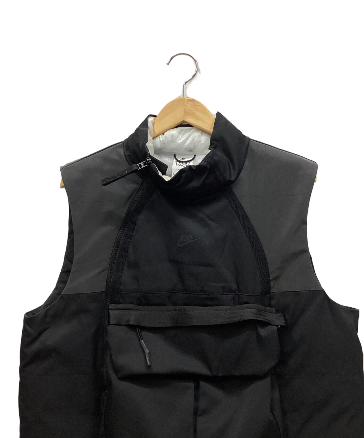 中古・古着通販】NIKE (ナイキ) テックパックベスト ブラック サイズ:M 
