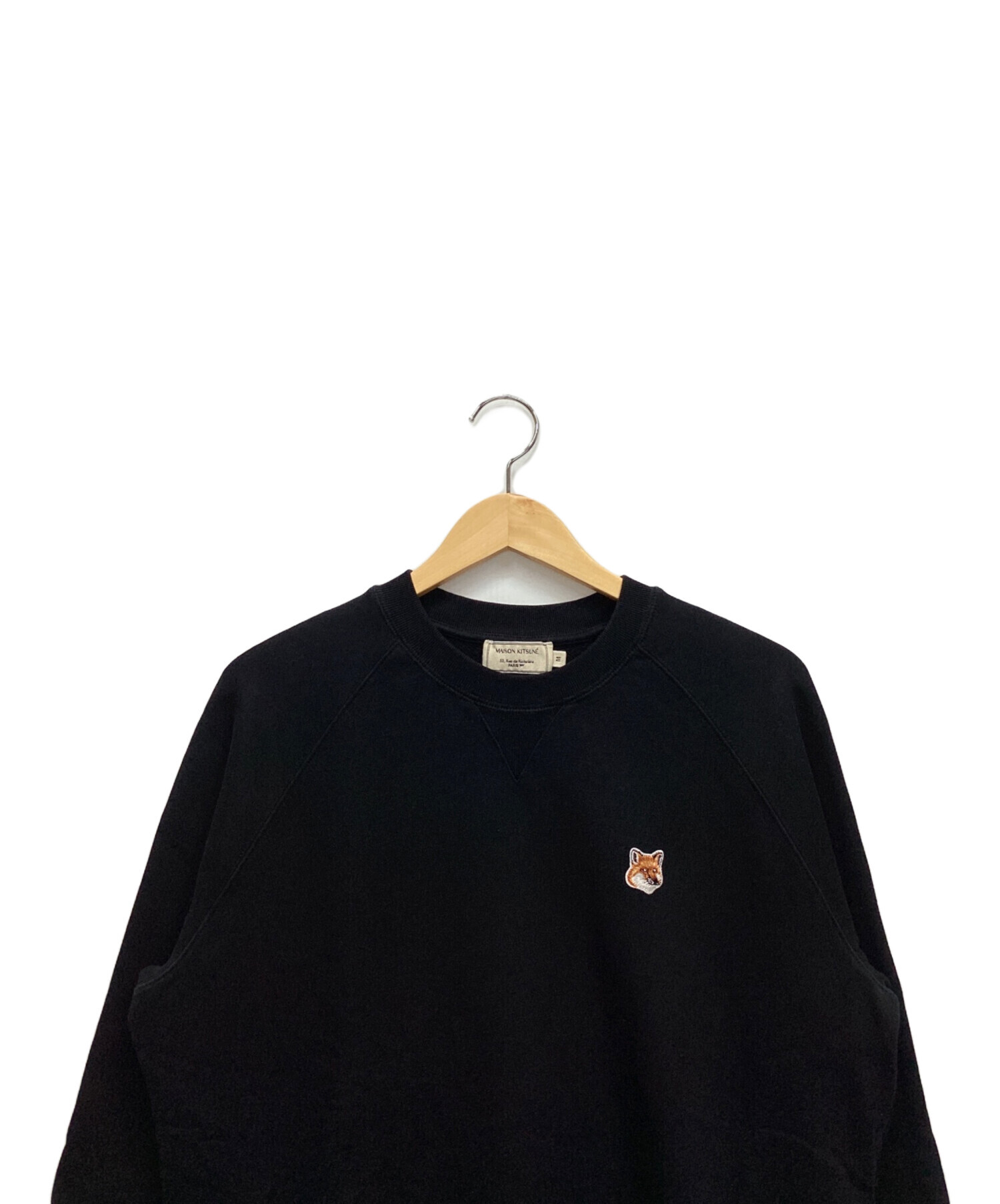 中古・古着通販】maison kitsune (メゾンキツネ) スウェット ブラック 
