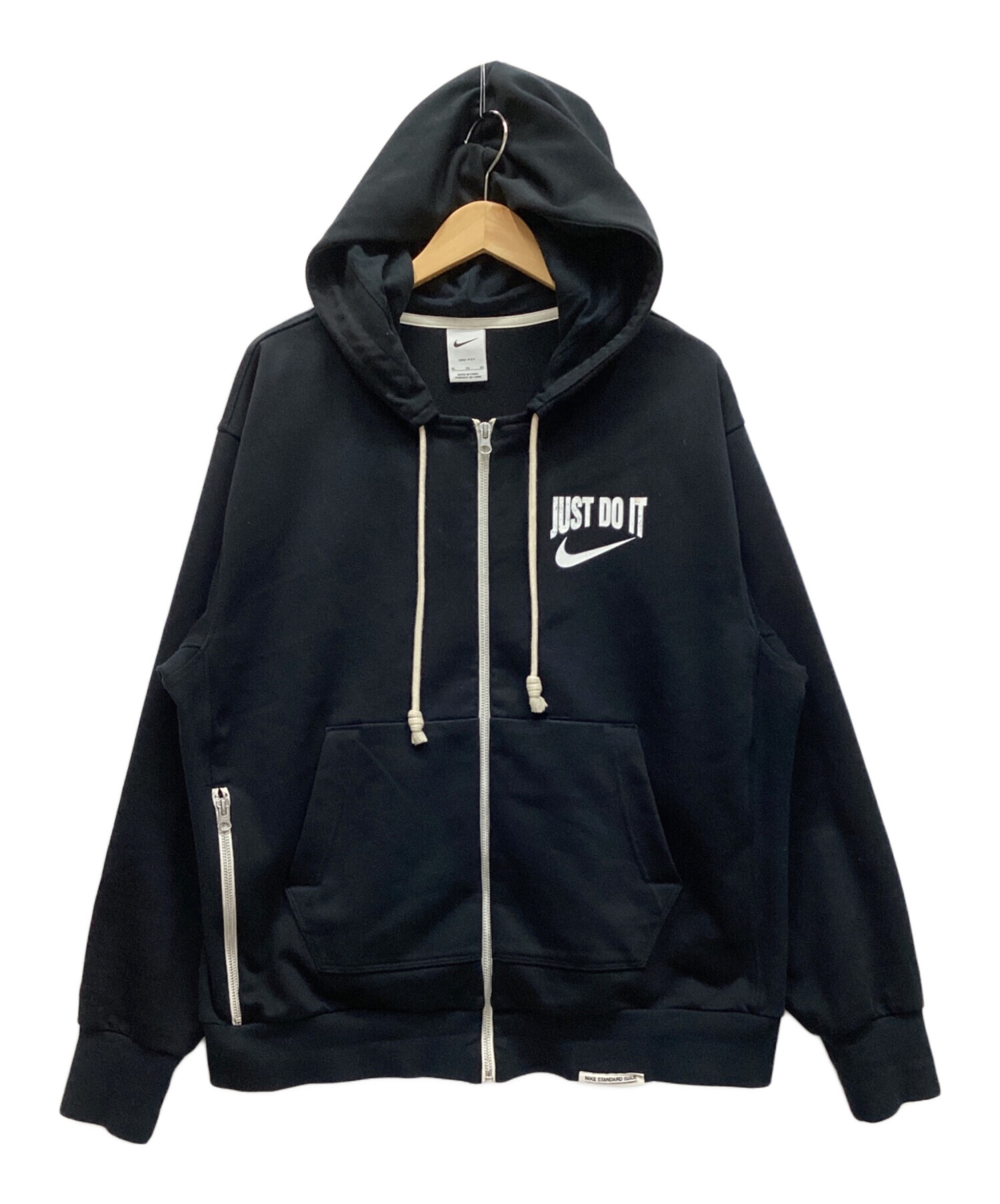 中古・古着通販】NIKE (ナイキ) ジップパーカー ブラック サイズ:XL