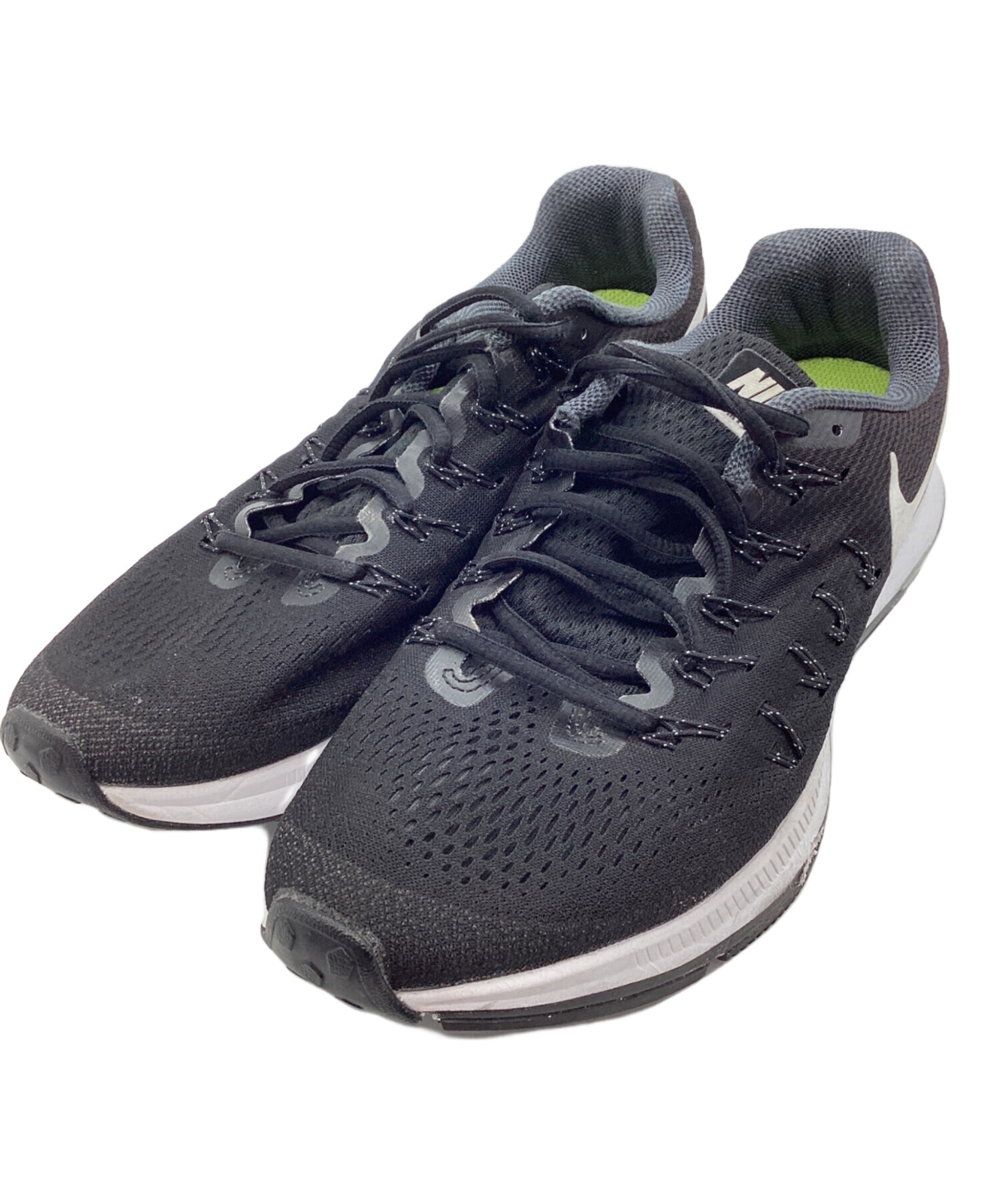 中古・古着通販】NIKE (ナイキ) ランニングシューズ ブラック サイズ 