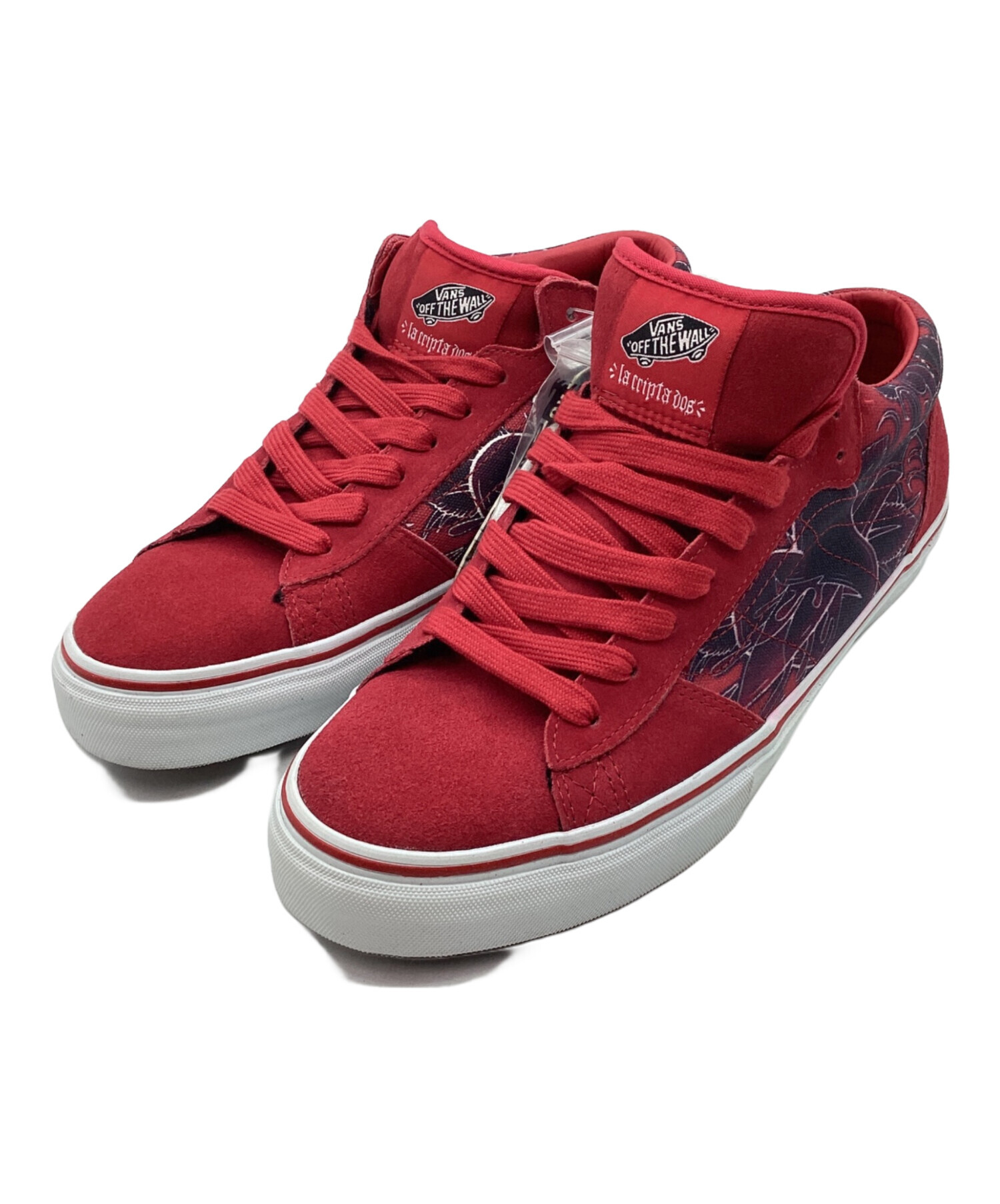 中古・古着通販】VANS (バンズ) スニーカー レッド サイズ:27.5 未使用 