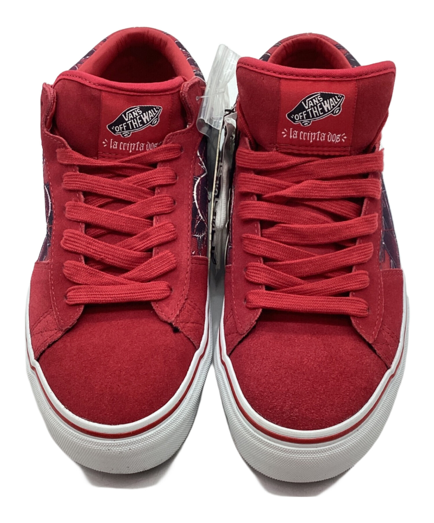 中古・古着通販】VANS (バンズ) スニーカー レッド サイズ:27.5 未使用