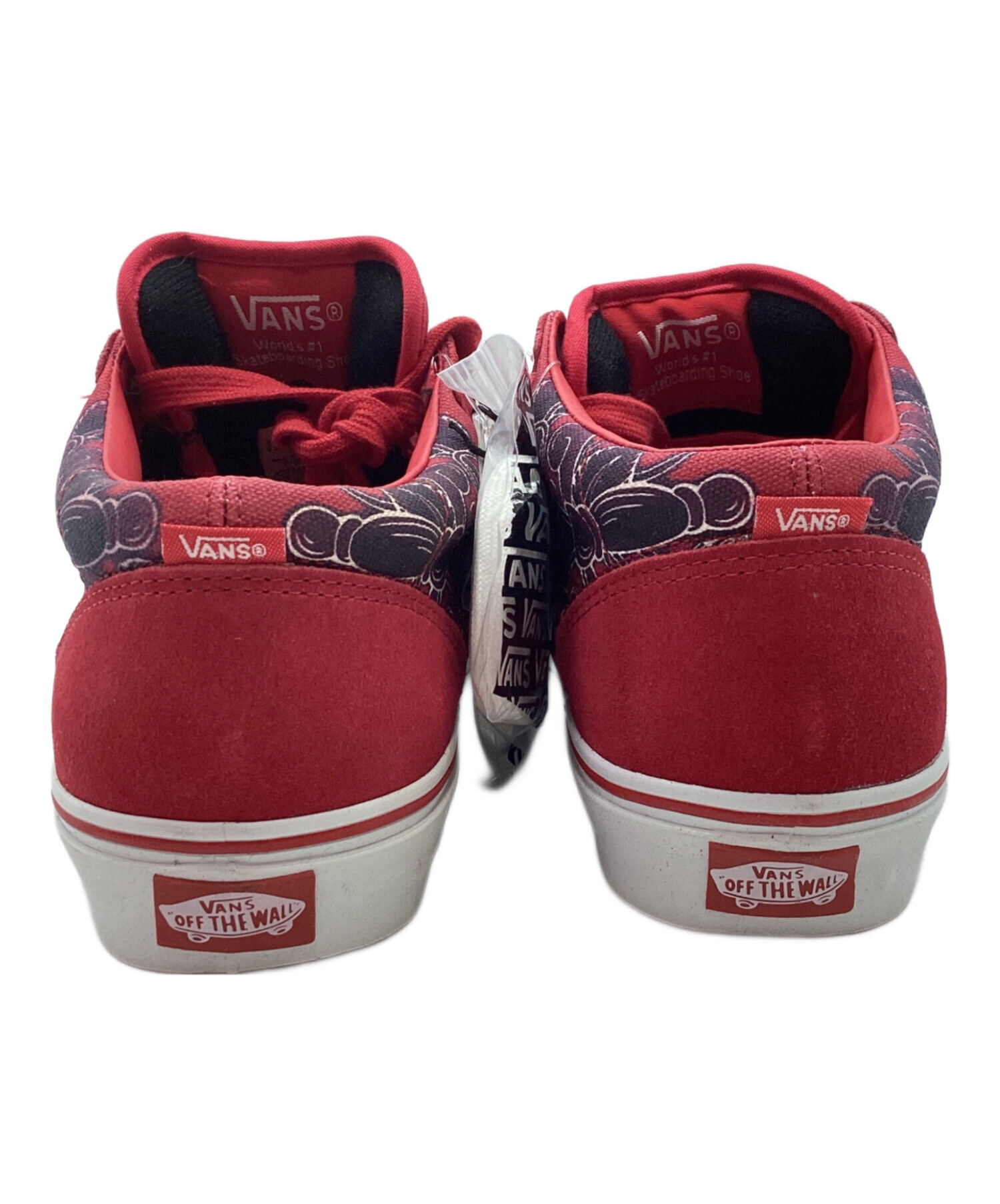 中古・古着通販】VANS (バンズ) スニーカー レッド サイズ:27.5 未使用