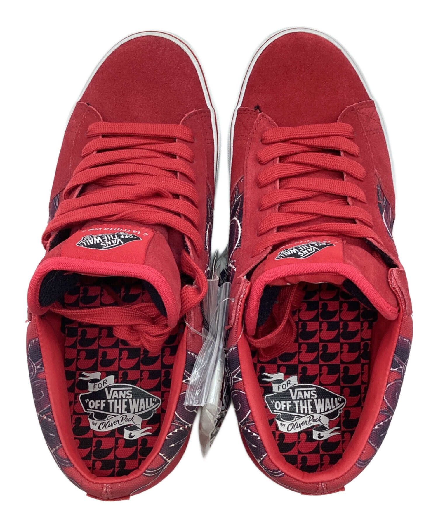中古・古着通販】VANS (バンズ) スニーカー レッド サイズ:27.5 未使用 