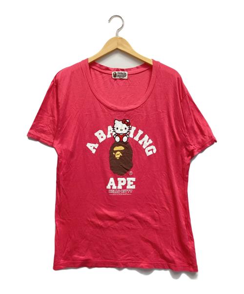 アベイシングエイプ 限定 BAPE マイロ×キティ 半袖Ｔシャツ ア ベイシング エイプ×「ハローキティ」「マイメロディ」Tシャツ