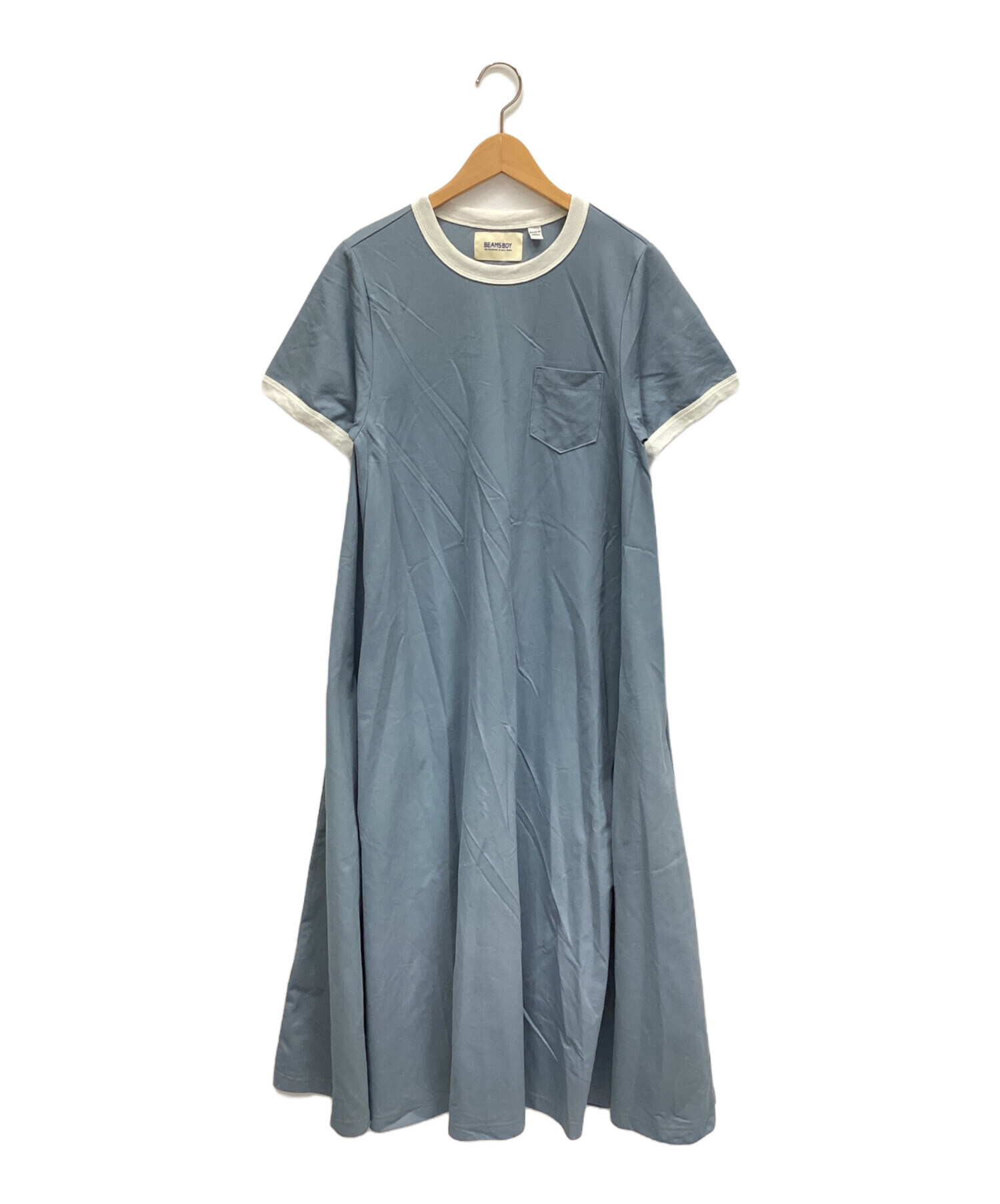 中古・古着通販】BEAMS BOY (ビームスボーイ) 半袖ワンピース ブルー 