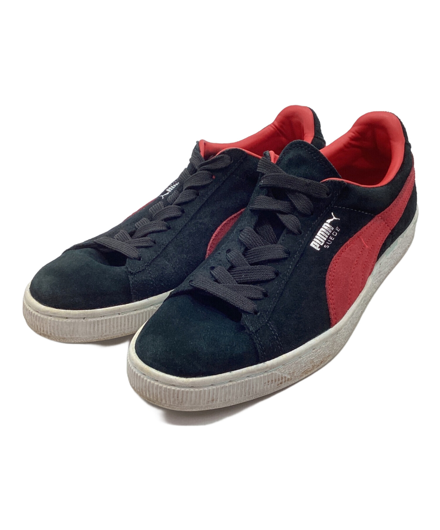 中古・古着通販】PUMA (プーマ) スニーカー ブラック×レッド サイズ:28 