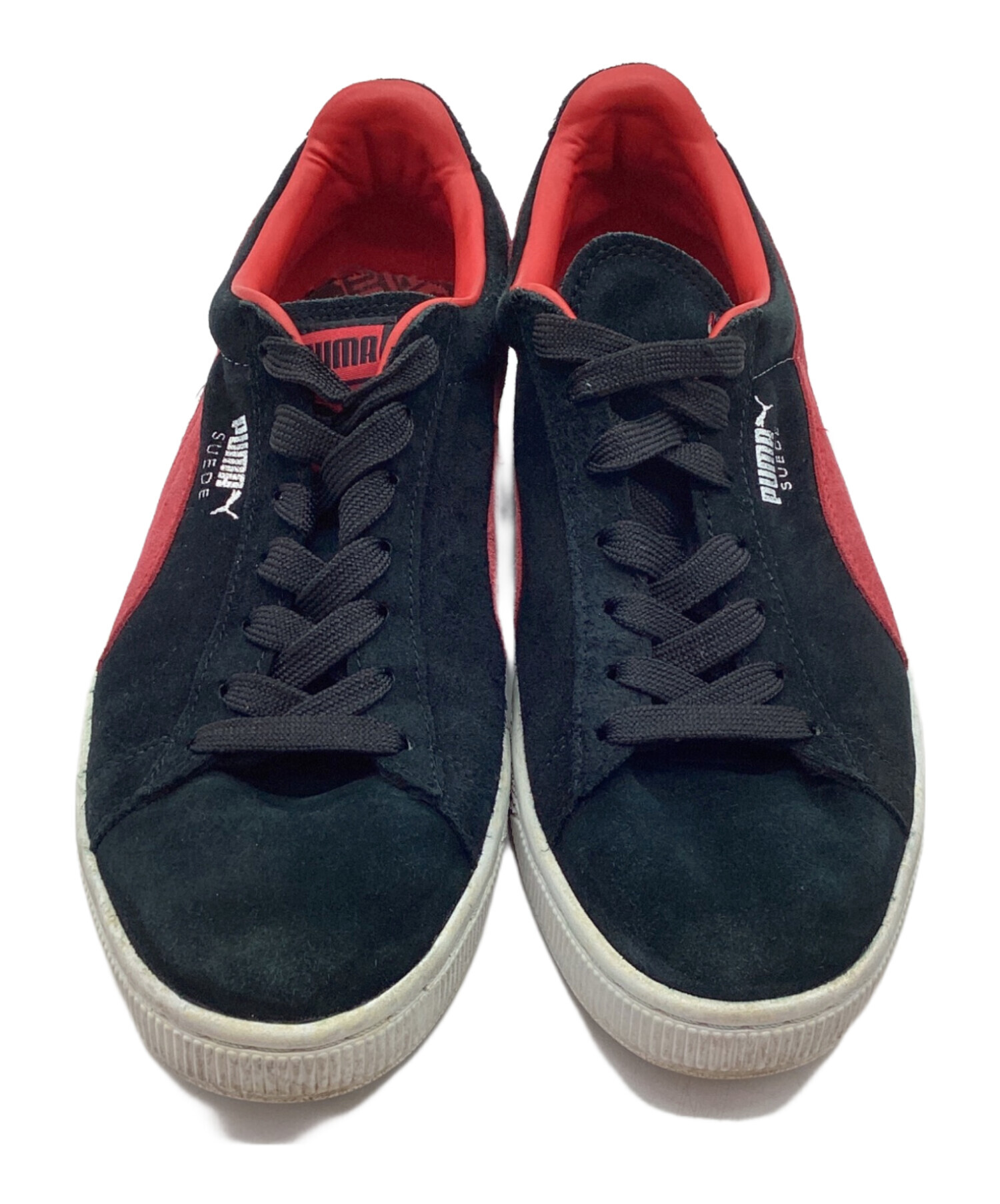 中古・古着通販】PUMA (プーマ) スニーカー ブラック×レッド サイズ:28 