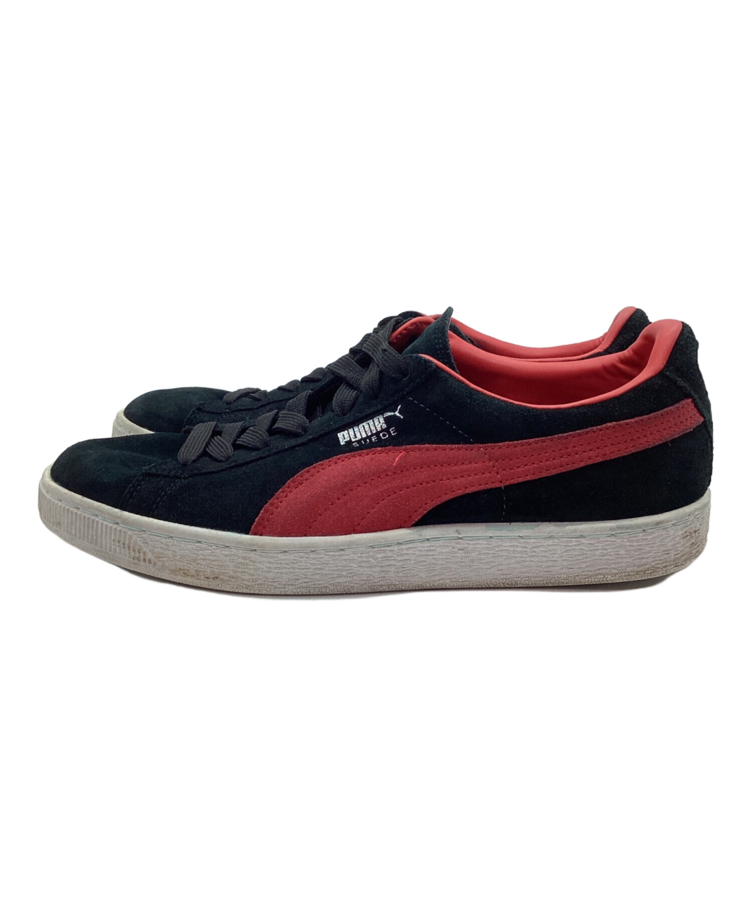 中古・古着通販】PUMA (プーマ) スニーカー ブラック×レッド サイズ:28 
