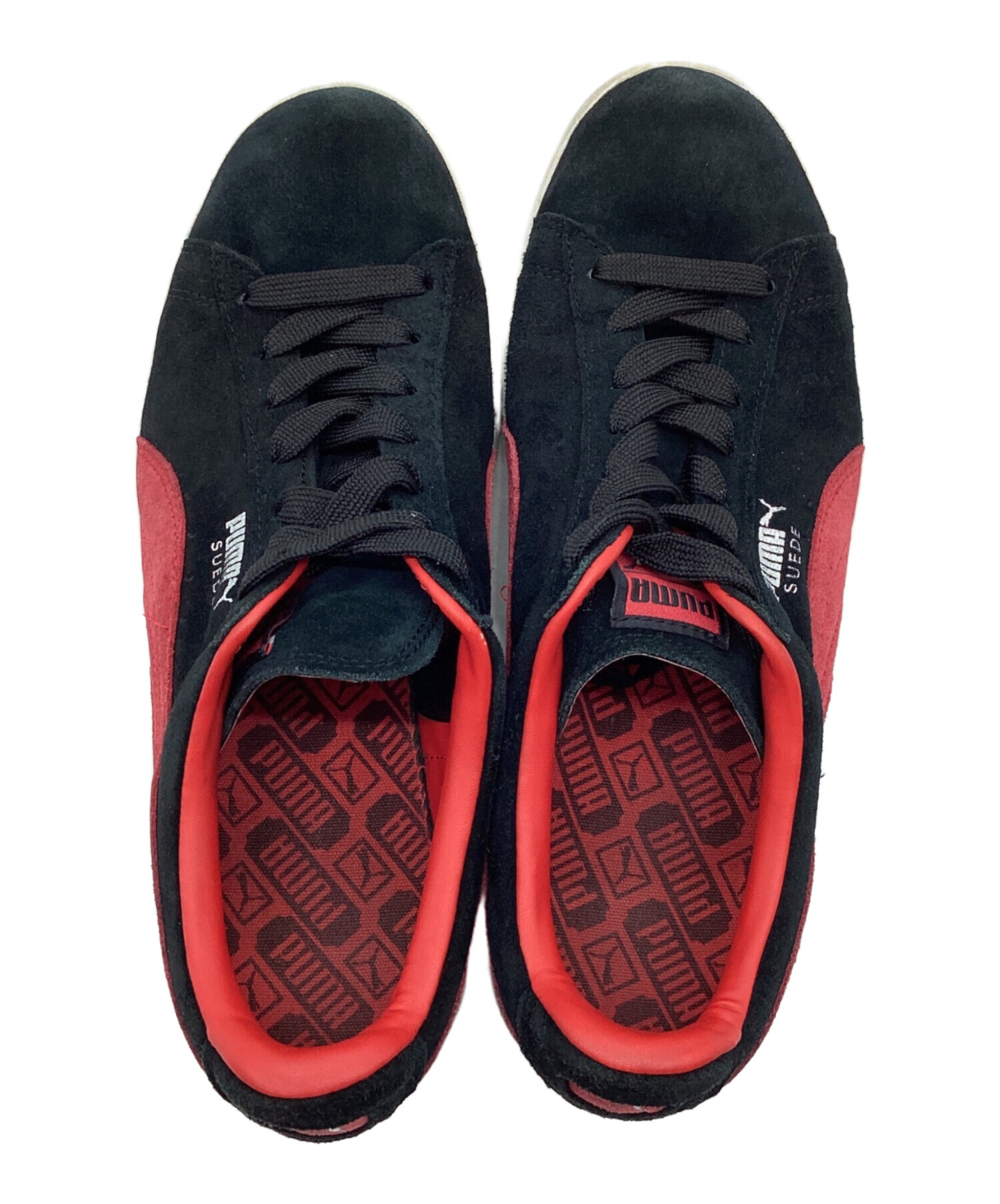 中古・古着通販】PUMA (プーマ) スニーカー ブラック×レッド サイズ:28 