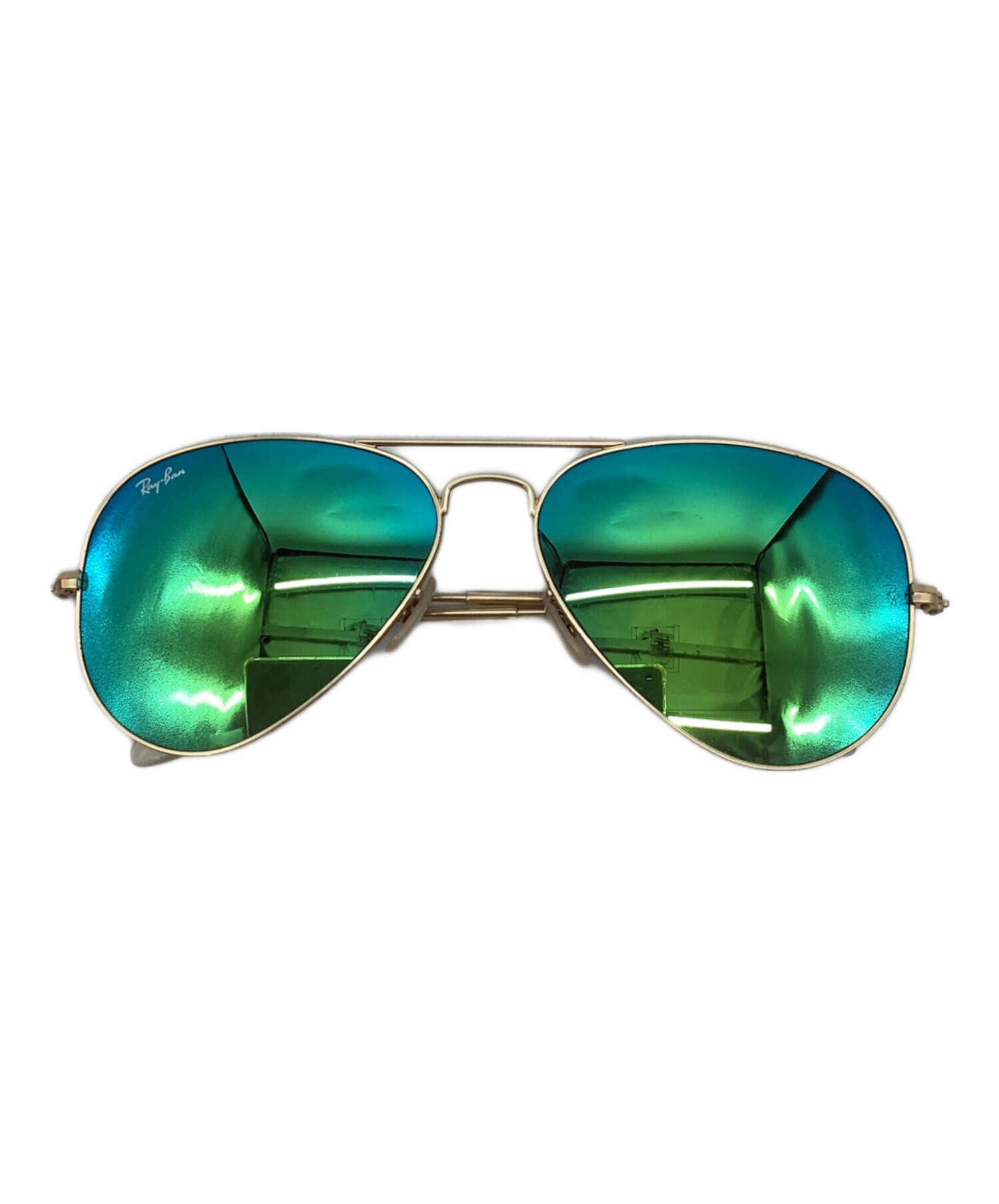 中古・古着通販】RAY-BAN (レイバン) サングラス ゴールド×ブルー 