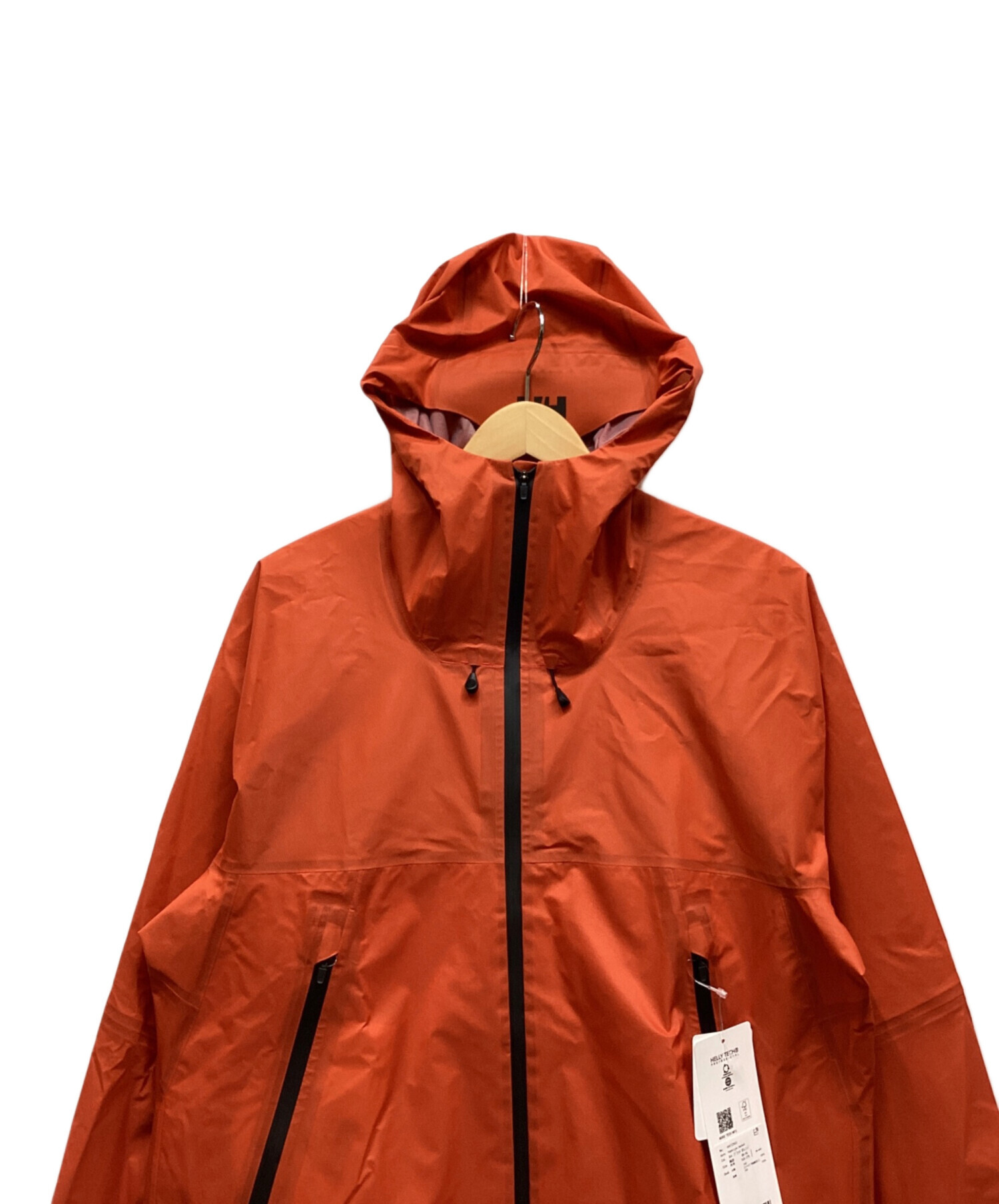 中古・古着通販】helly tech (-) マウンテンパーカー オレンジ サイズ