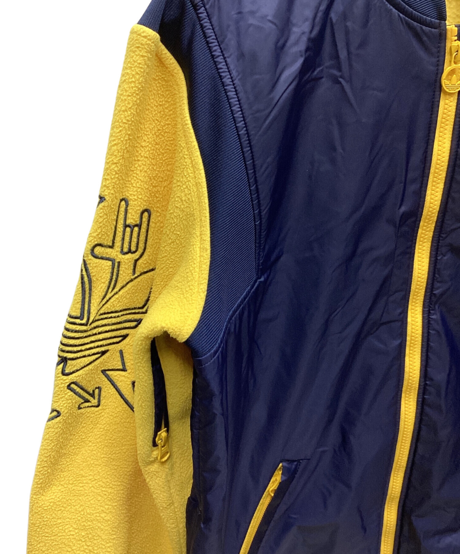 中古・古着通販】adidas (アディダス) ナイロンジャケット ネイビー