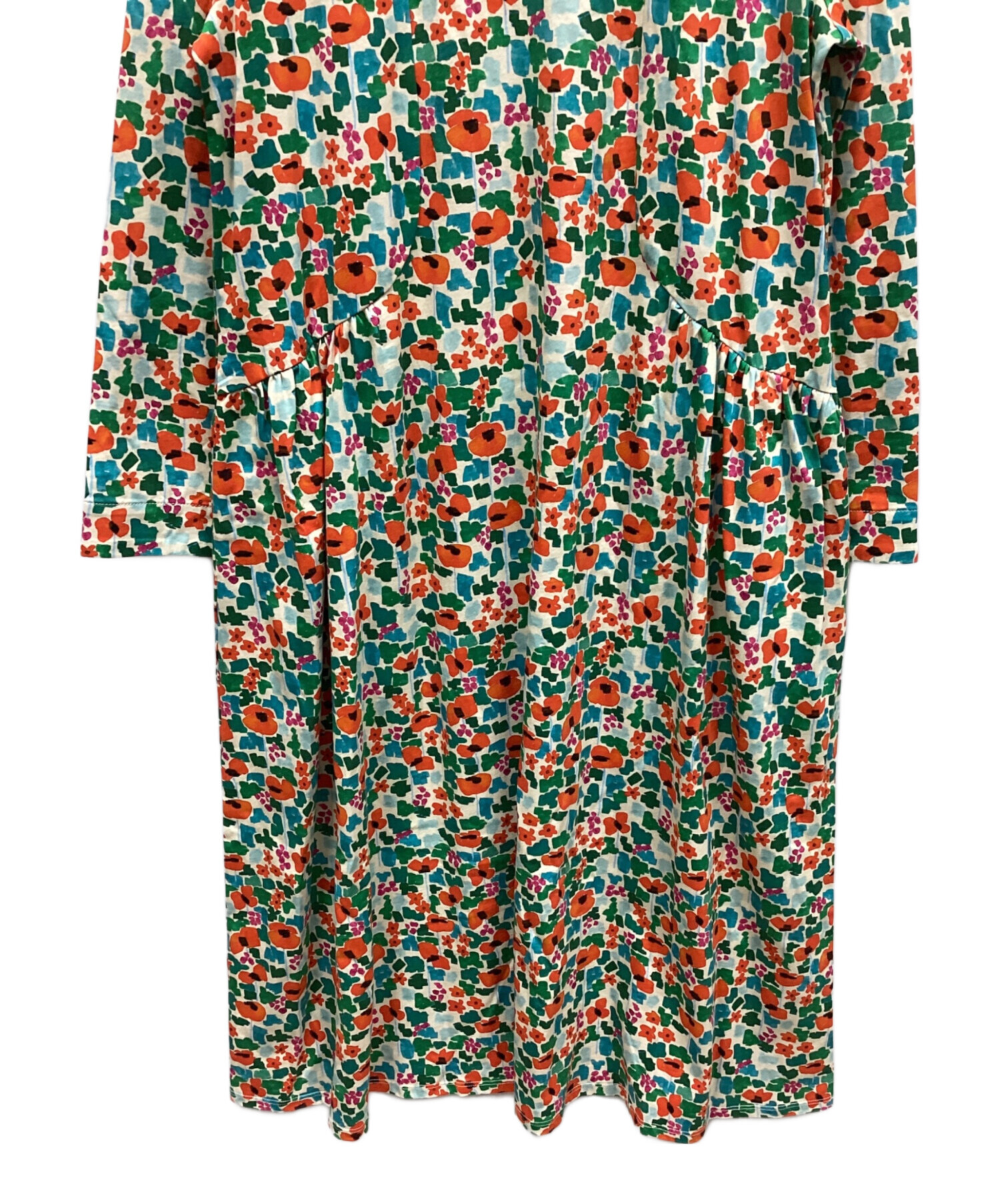 【新品タグ付き】Jocomomola　ホコモモラ　シビラ　ワンピース　40 Jocomomolaタグ付き新品未使用ワンピース 新品タグ付き】Jocomomola