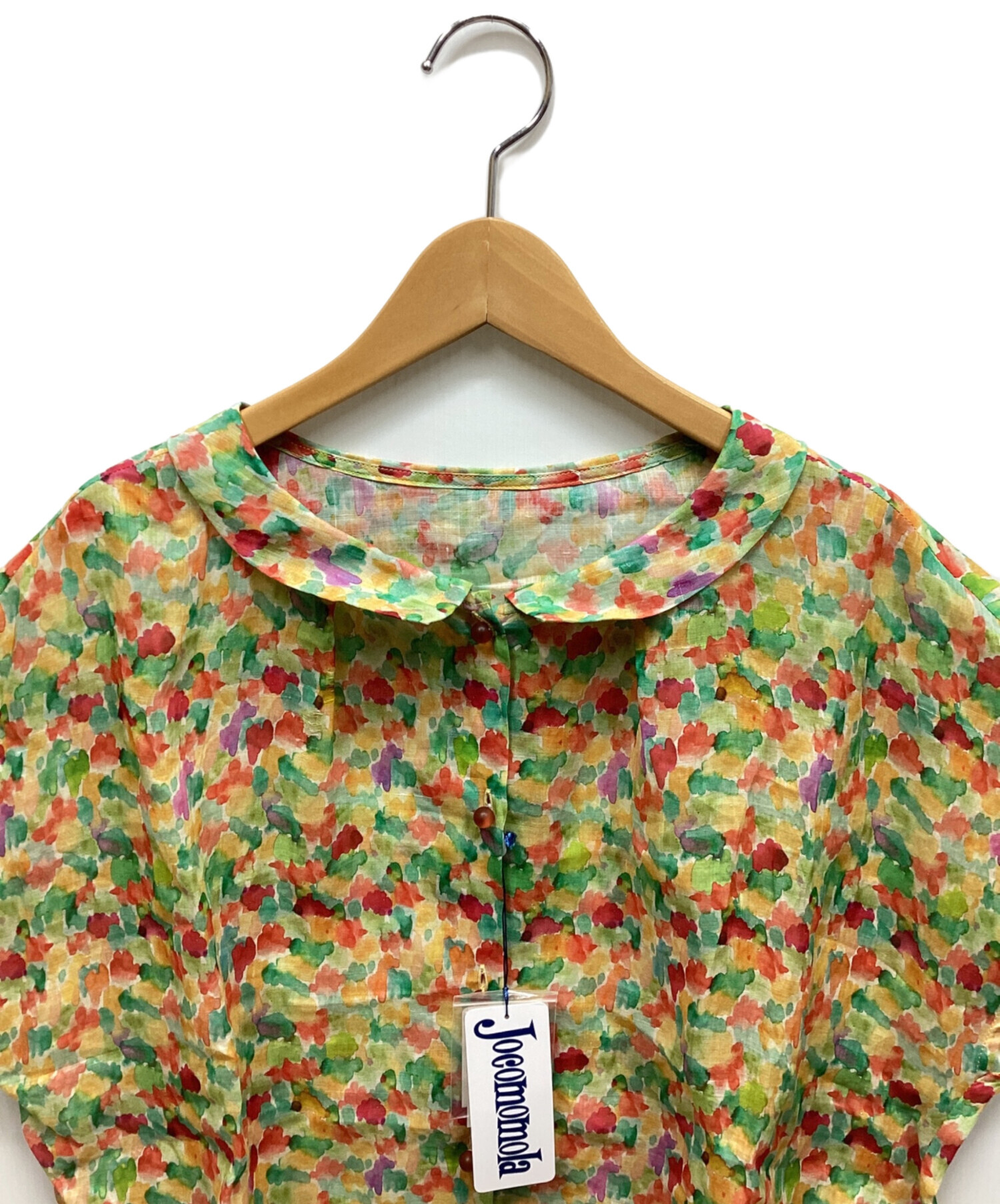 中古・古着通販】Jocomomola (ホコモモラ) 半袖シャツ マルチカラー 