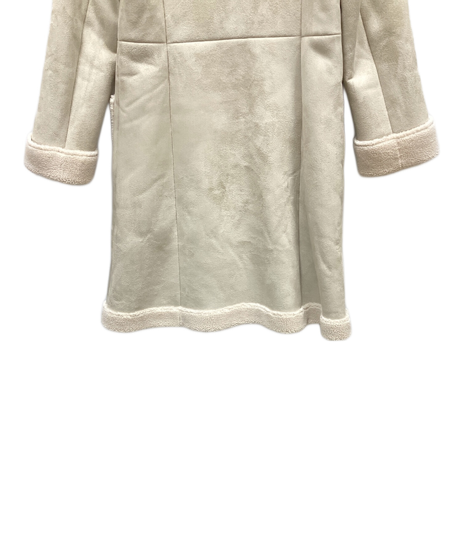 中古・古着通販】TOCCA (トッカ) フェイクムートンコート ベージュ