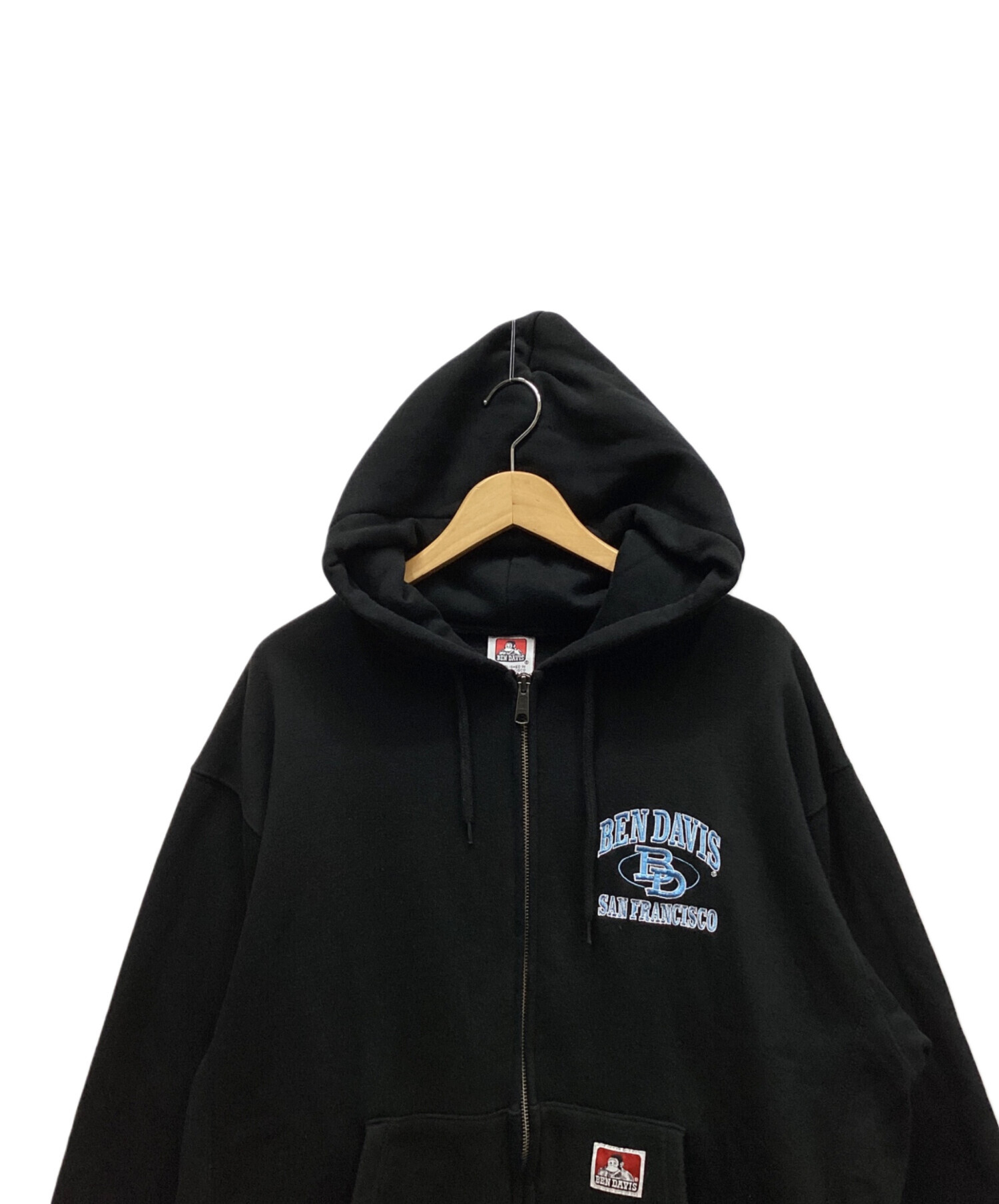 中古・古着通販】BEN DAVIS (ベンデイビス) 裏起毛ジップパーカー 