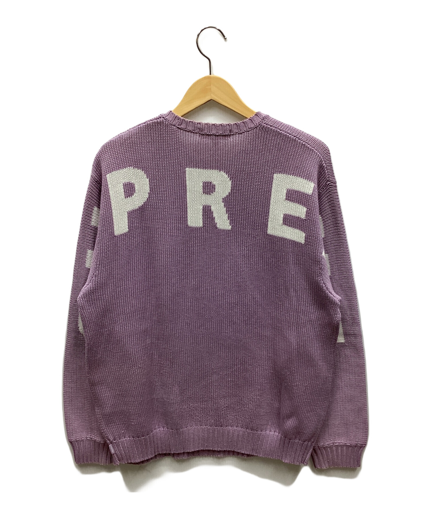 中古・古着通販】SUPREME (シュプリーム) 厚手ニット パープル サイズ 