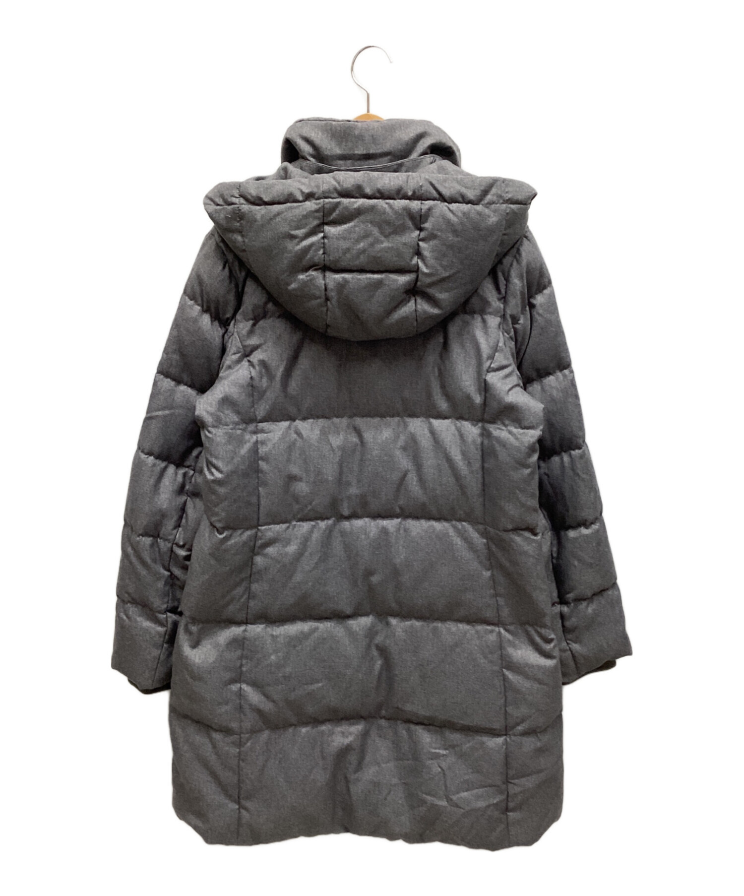 GLOBAL WORK ノーカラーコート コート ウールライクコクーンコート