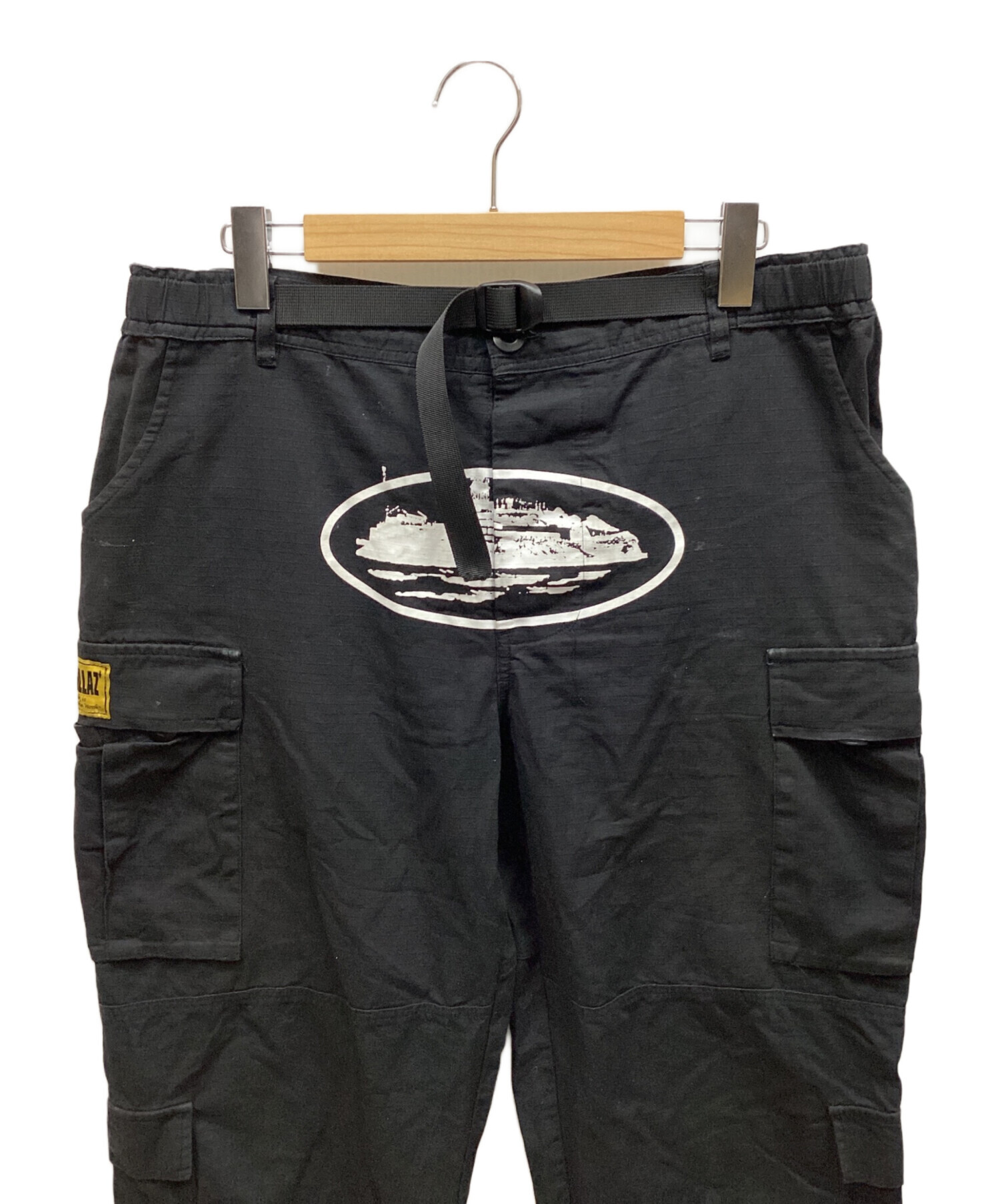 corteiz アルカトラズカーゴパンツブラックレッド corteiz アルカトラズカーゴパンツブラックレッド