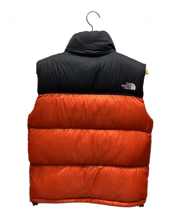THE NORTH FACE ダウンベスト M ブルー/オレンジ 中古・古着通販】THE NORTH FACE (ザ ノース フェイス) ダウンベスト