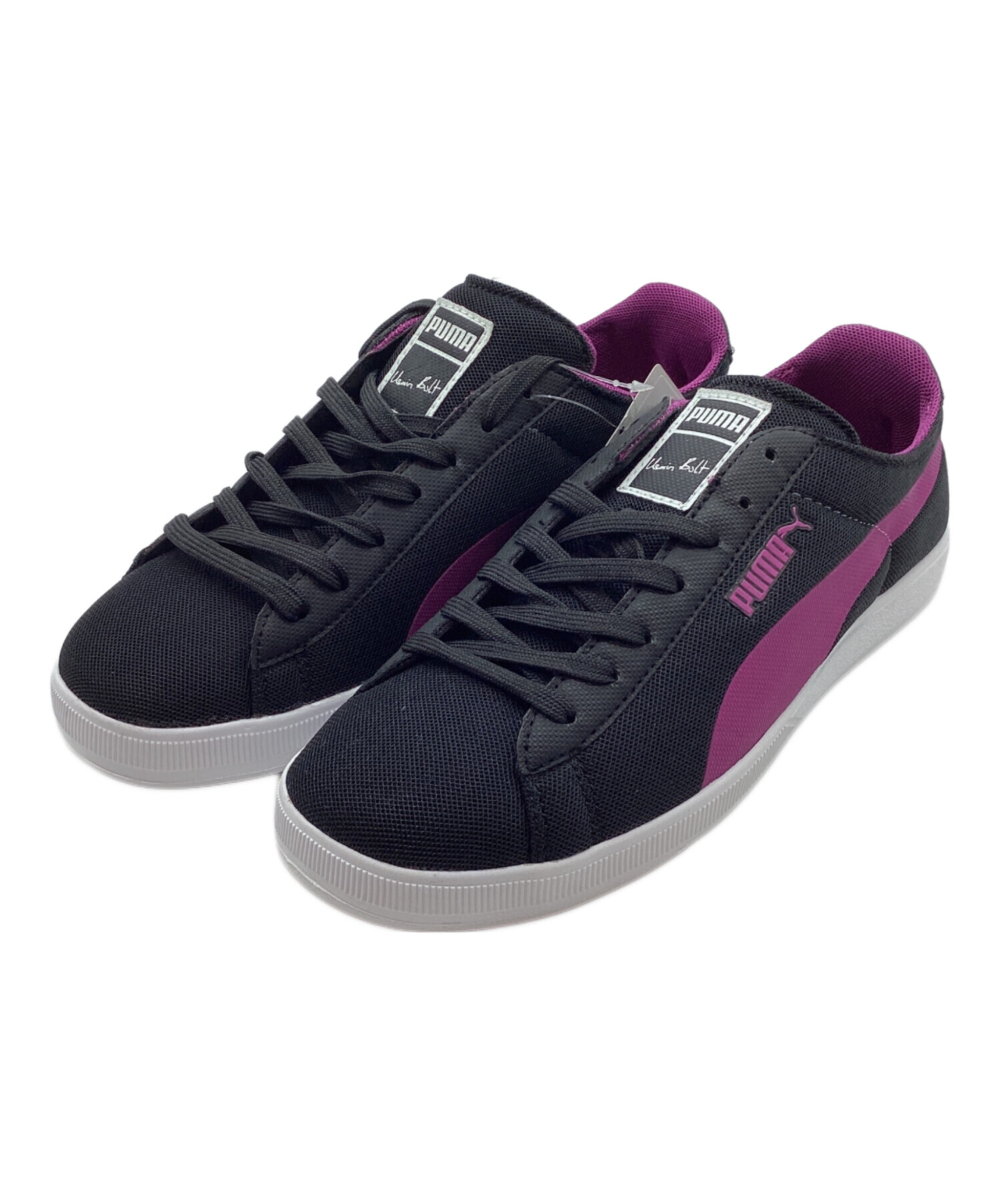 中古・古着通販】PUMA (プーマ) スニーカー ブラック×パープル サイズ 