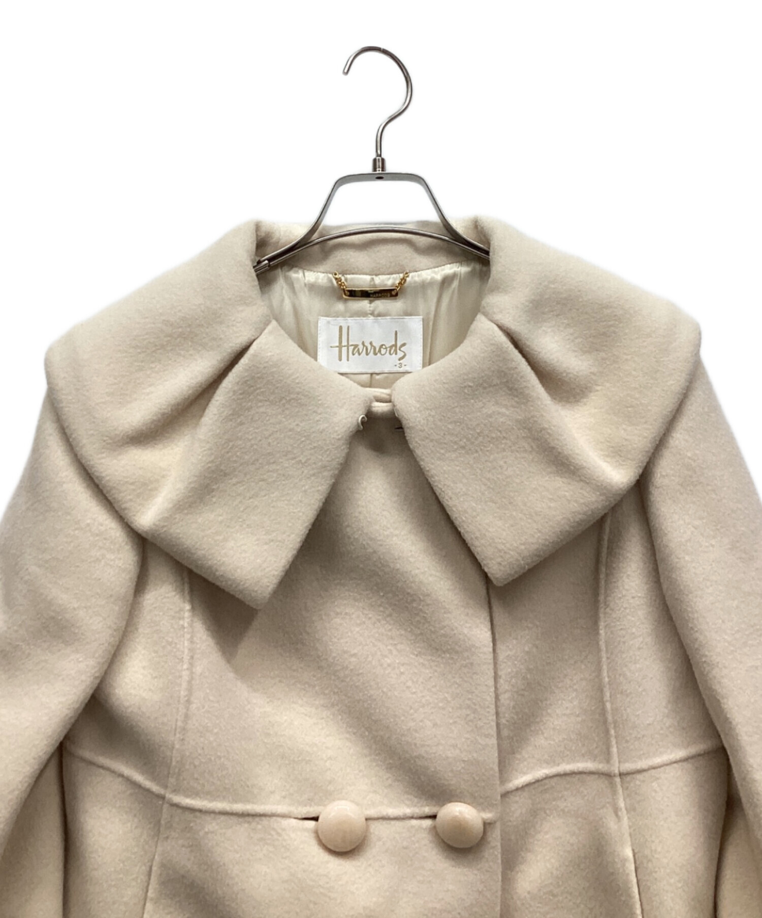 中古・古着通販】Harrods (ハロッズ) コート ベージュ サイズ:3 
