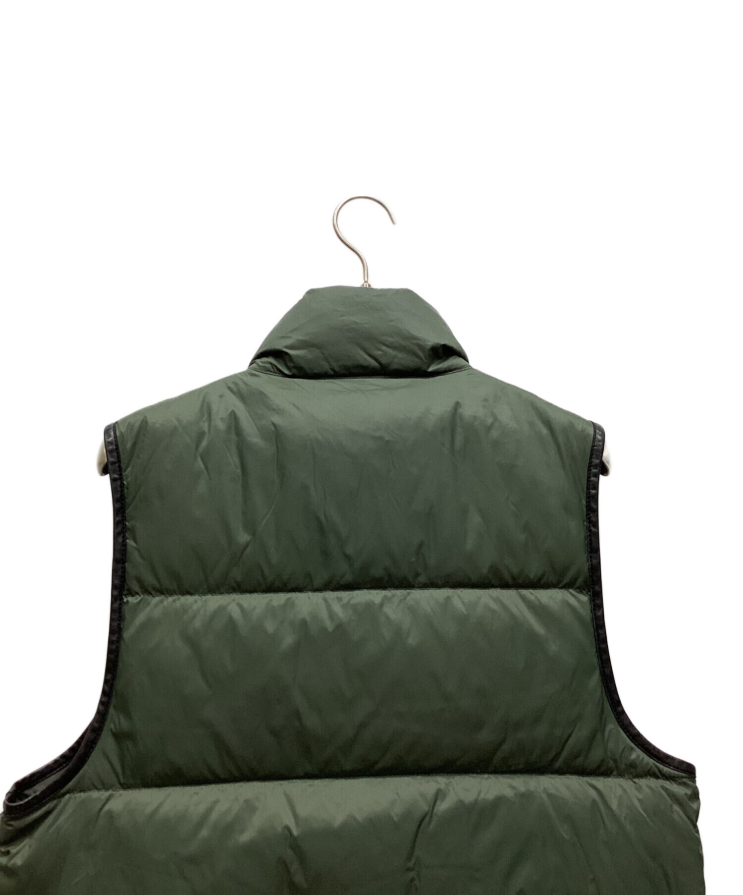 中古・古着通販】COACH (コーチ) リバーシブルダウンベスト グリーン