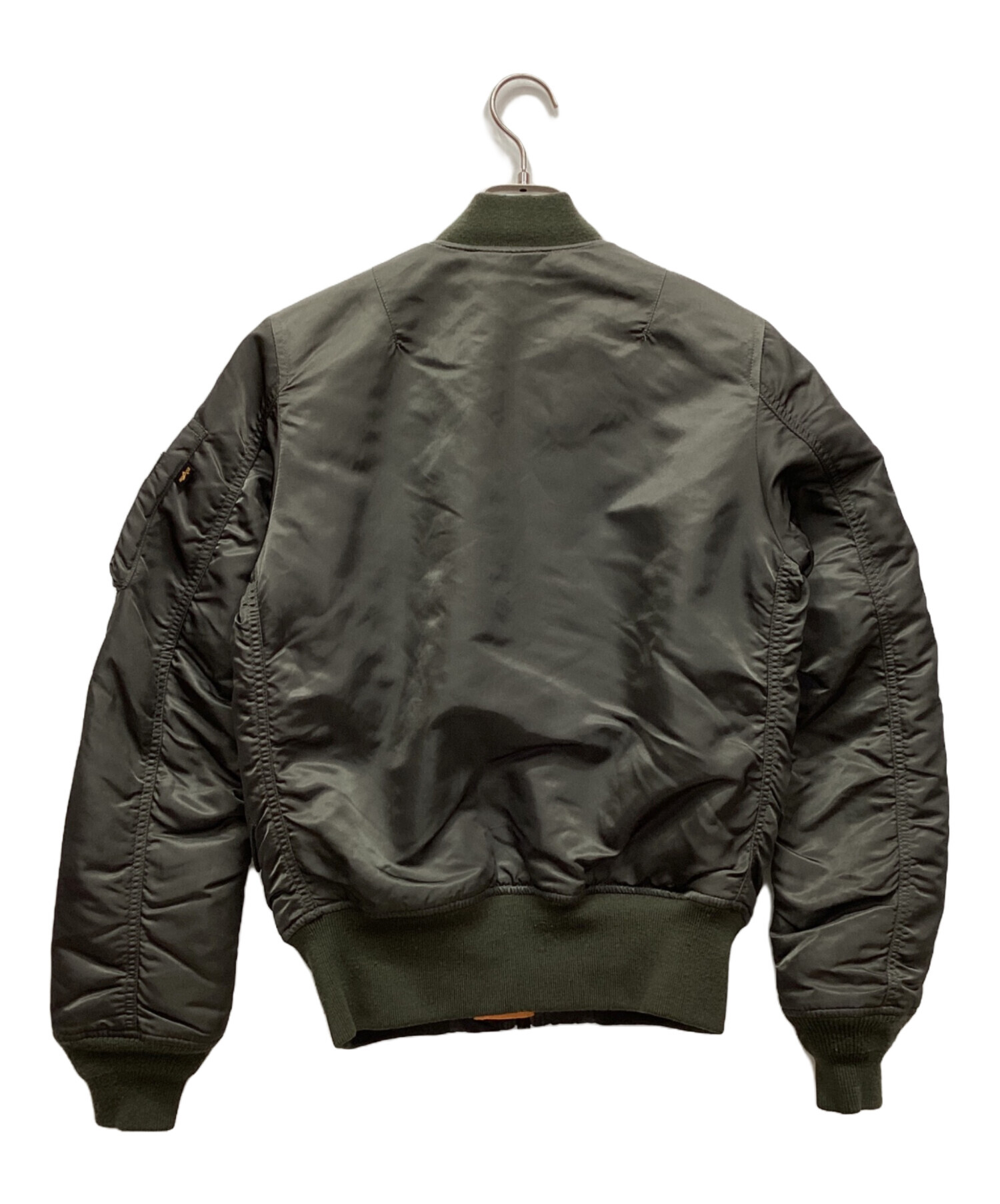 【新品、未使用】【新品タグ付き】【Lサイズ】【定番カーキ】　MA-1　アルファ 新品、未使用】【新品タグ付き】【Lサイズ】【定番カーキ】 MA-1