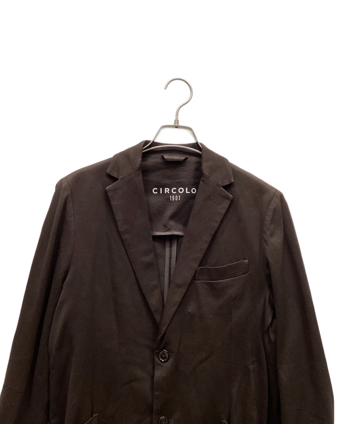 下*番様 CIRCOLO1901 チルコロ　ジャケット　ブラウン　サイズ46 中古・古着通販】CIRCOLO 1901 (チルコロ1901) ジャケット